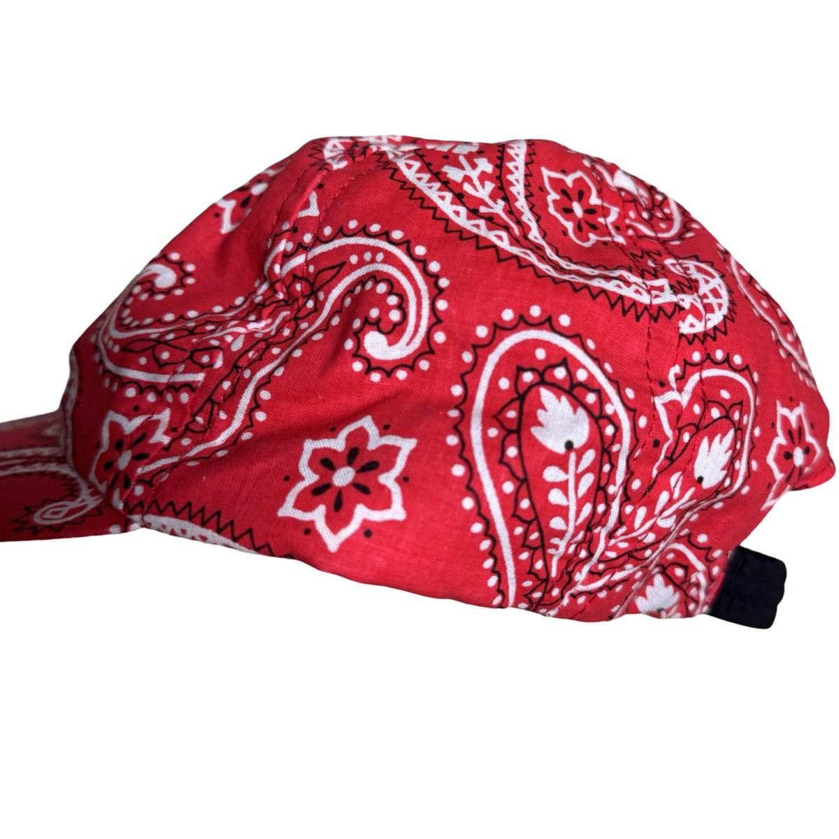 Vintage Vintage Red Paisley Bandana Band Hat OSFM USA Western Cowboy Size ONE SIZE - 5 Thumbnail