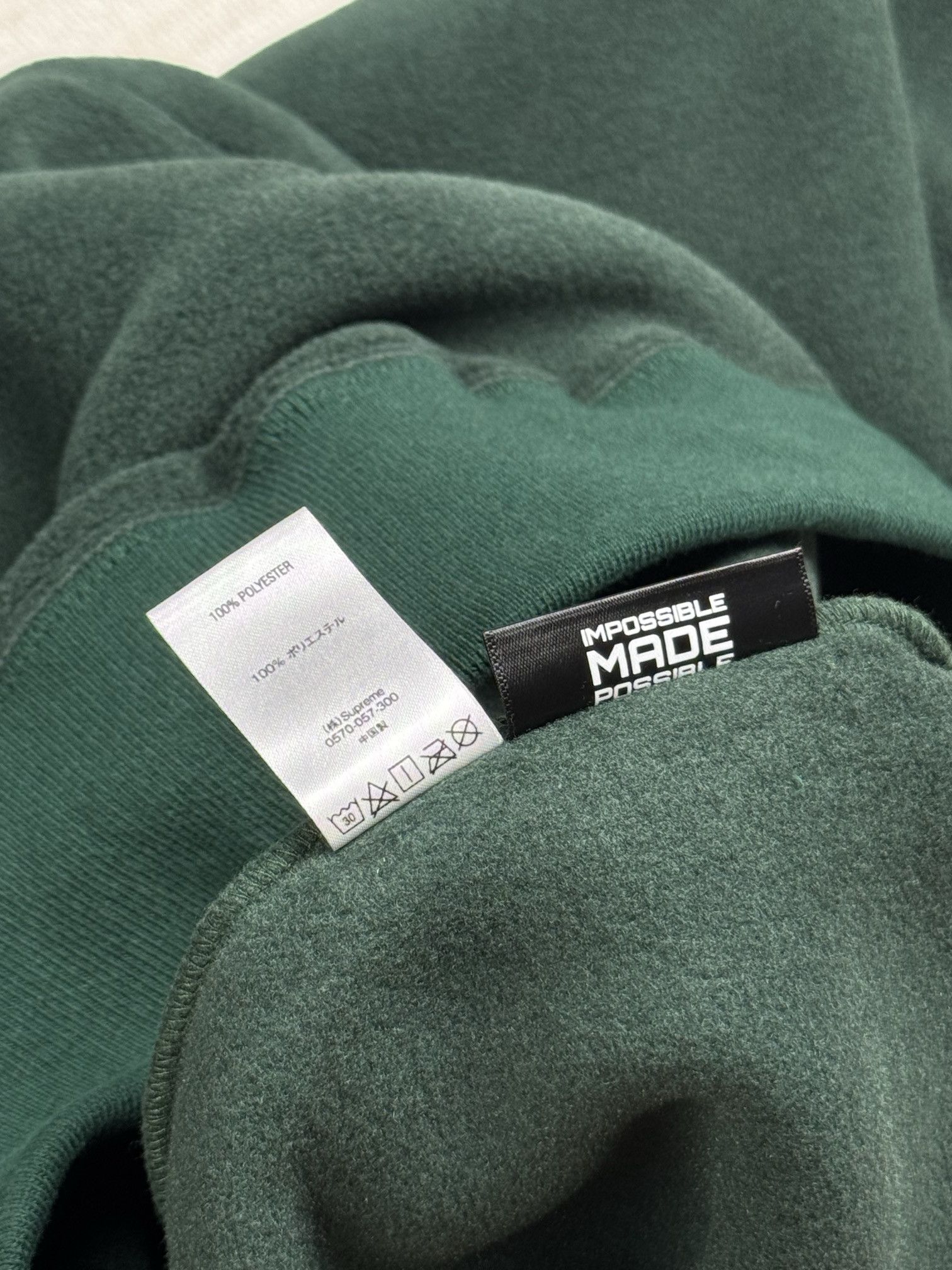 Supreme fleece crewneck Size US M / EU 48-50 / 2 - 8 Thumbnail