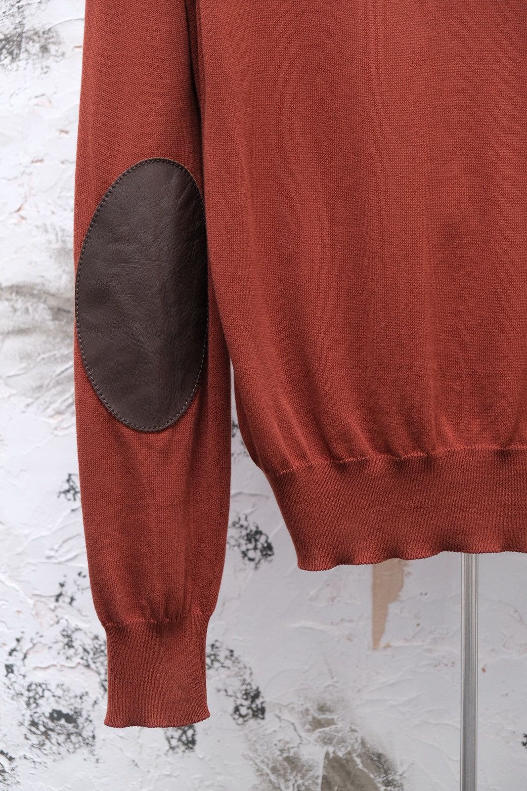 Maison Margiela Maison Margiela 14 SS16 Elbow Patch Cotton Knit Sweater Size US M / EU 48-50 / 2 - 4 Thumbnail