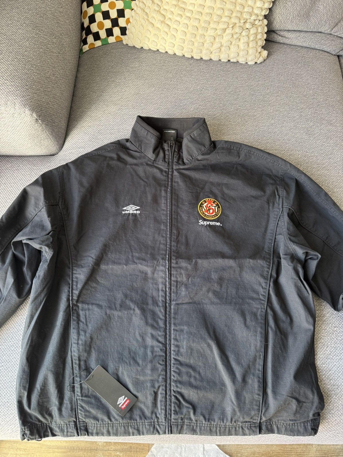 Supreme × Umbro Supreme Umbro Cotton Ripstop Track Jacket Size US XL / EU 56 / 4 - 3 Thumbnail