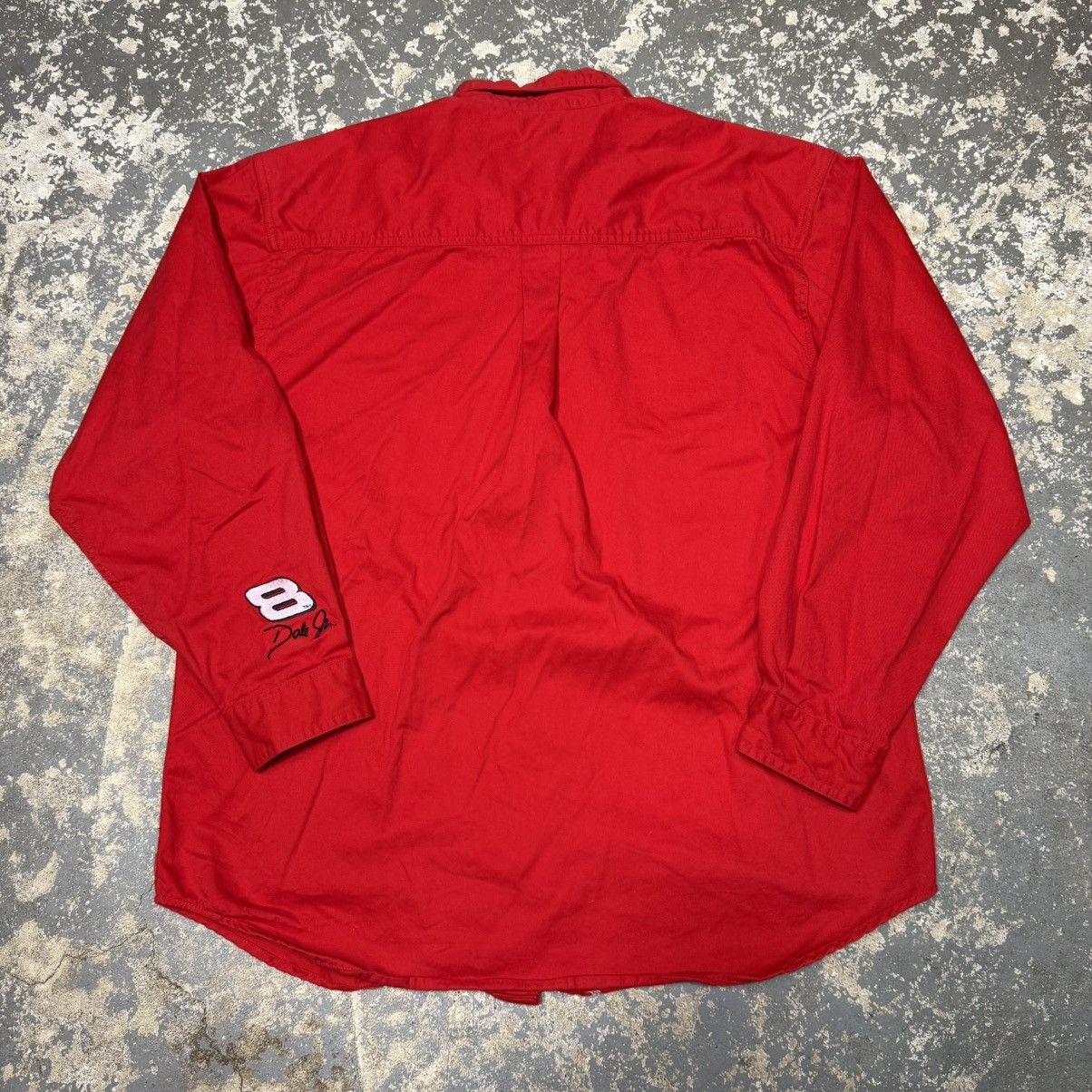 NASCAR Vintage Budweiser Racing Red Botton Up Nascar Shirt Size US XL / EU 56 / 4 - 7 Thumbnail