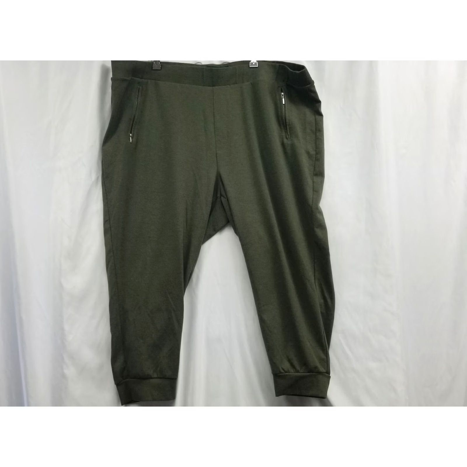 Torrid Torrid Green Cupro Skinny Drawstring Jogger Pants 4X 26 Sweatpants Women Plus Jogger Pants Green Cupro Torrid 4X Women Skinny Jogger Pants Size 40" / US 18 - 3 Thumbnail