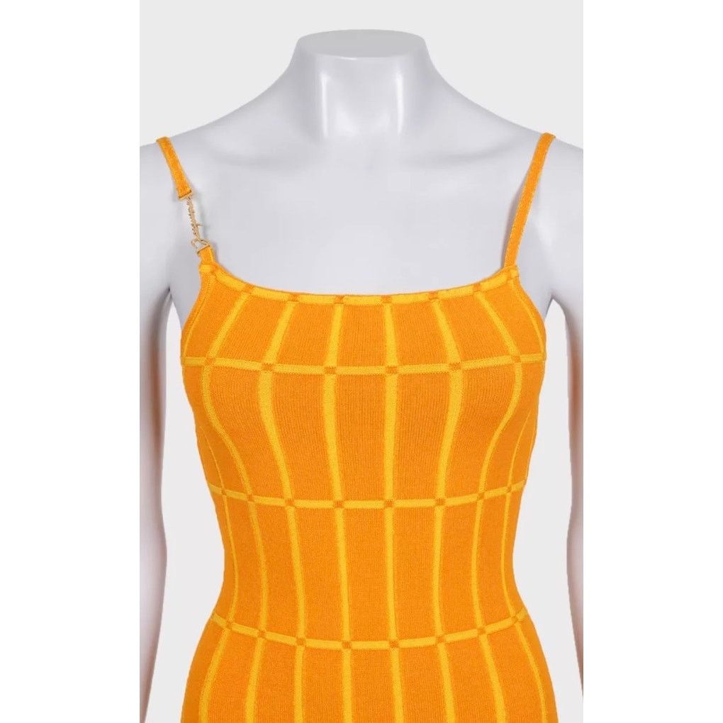 Jacquemus Jacquemus Vibrant Orange Maille Malha Knit Mini Dress S EU36 Size XS / US 0-2 / IT 36-38 - 4 Thumbnail