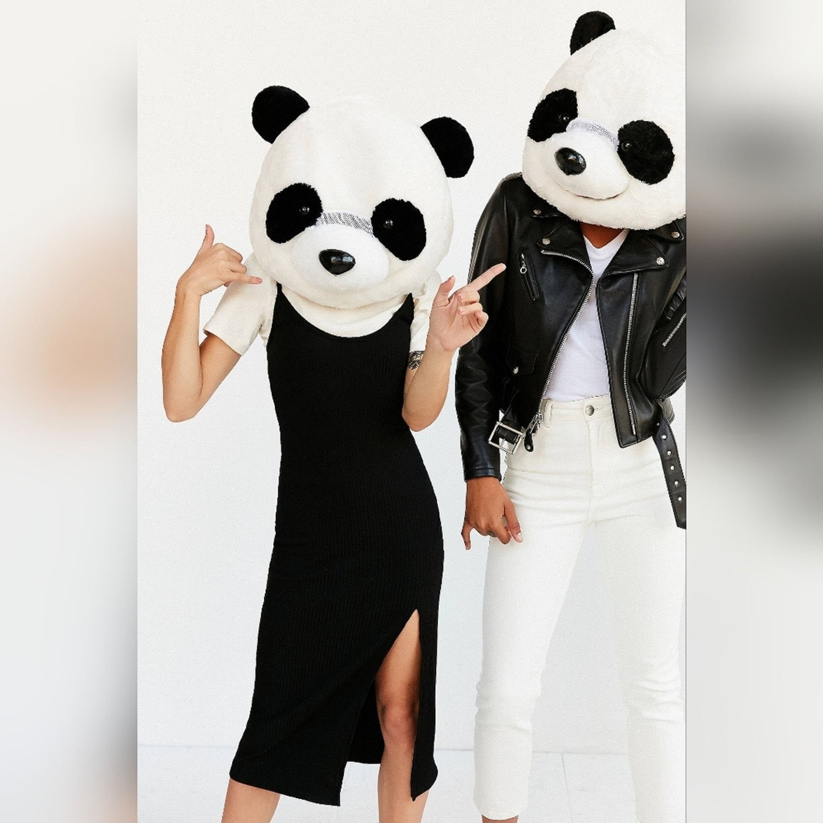 Urban Outfitters White | URBAN OUTFITTERS | Giant Panda Head Size ONE SIZE - 7 Thumbnail