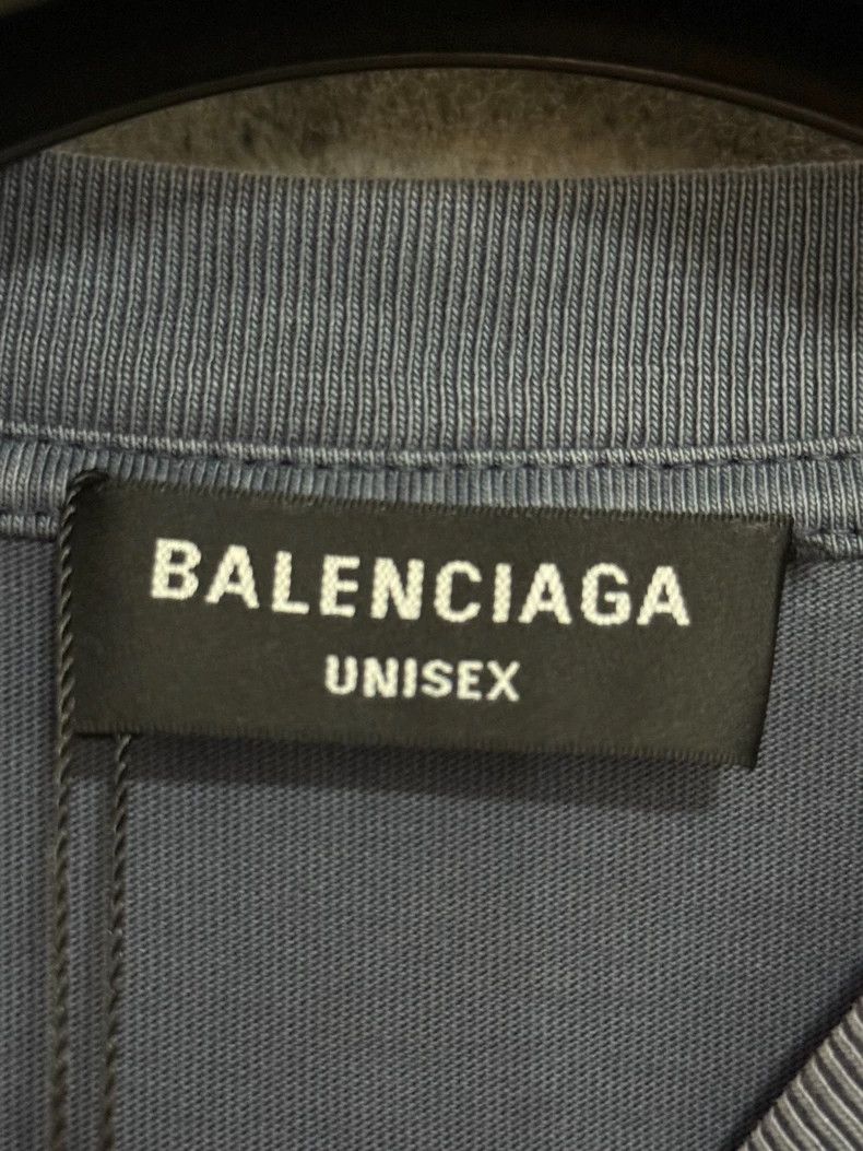 Balenciaga Balenciaga Washed old double-ring logo short sleeve Size US XXS / EU 40 - 4 Thumbnail