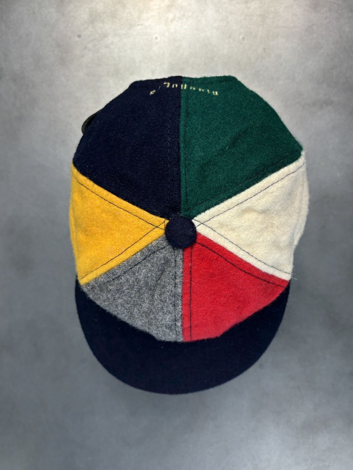 Gap × Vintage 1990s Vintage Wool Baseball Cap Bluenotes Colourblock Hat 90 Size ONE SIZE - 12 Thumbnail