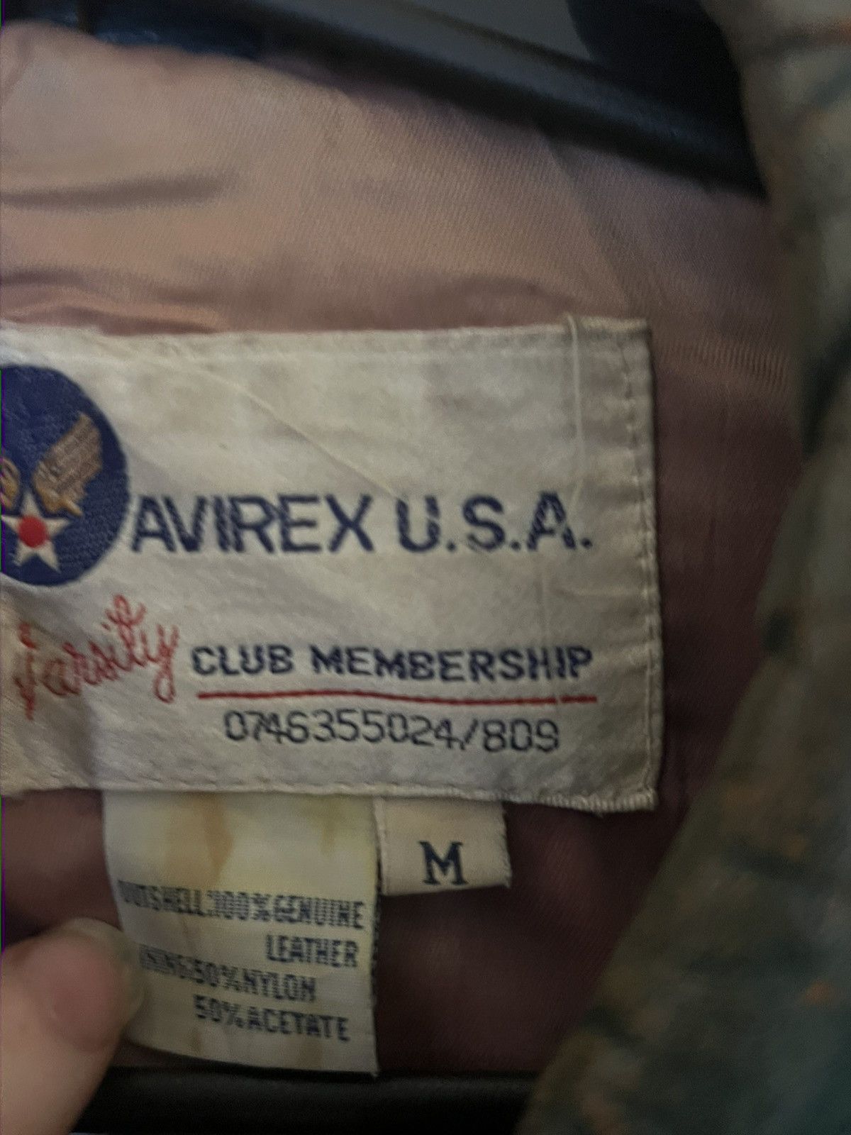 Avirex × Vintage Avirex Leather Jacket Size US M / EU 48-50 / 2 - 7 Thumbnail