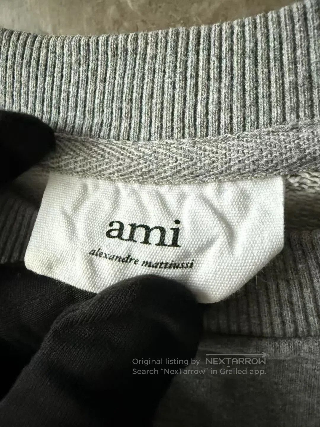 AMI Ami Chest Embroidered Logo Sweatshirt. Size US XL / EU 56 / 4 - 3 Thumbnail