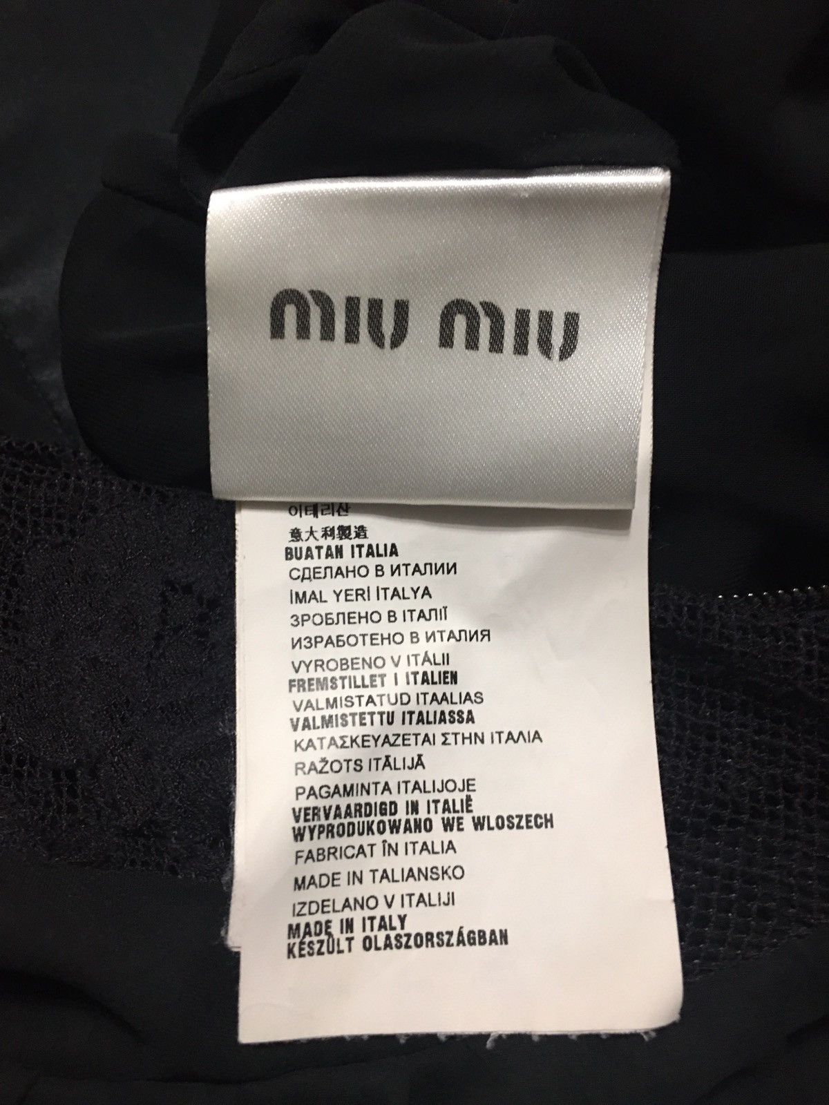 Miu Miu MIU MIU 2014 Black Lace Panelled Pleated Mini Dress IT 42 Size M / US 6-8 / IT 42-44 - 9 Thumbnail
