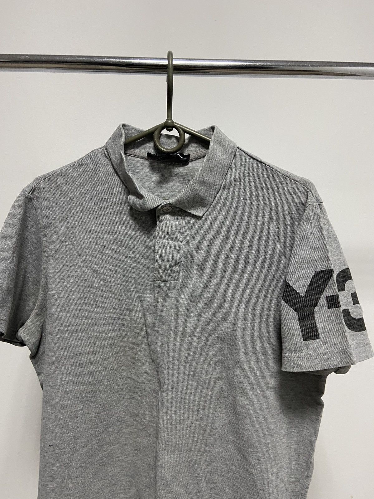 Vintage × Y-3 × Yohji Yamamoto Y-3 Yohji Yamamoto Vintage T-Shirt Polo big sleeve Logo Size US M / EU 48-50 / 2 - 2 Thumbnail