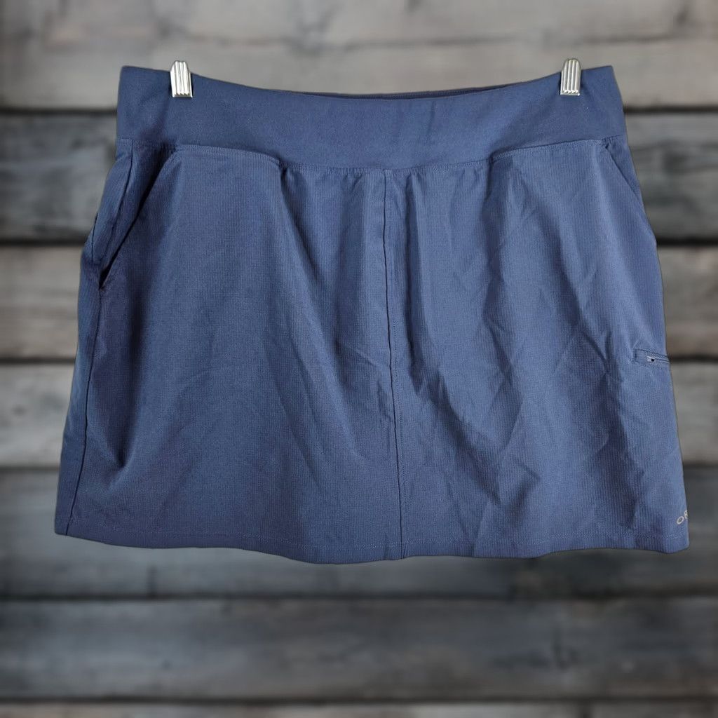 Orvis Orvis Skort Womens XL Solid Blue Pull On Pockets Athletic Size ONE SIZE - 1 Thumbnail