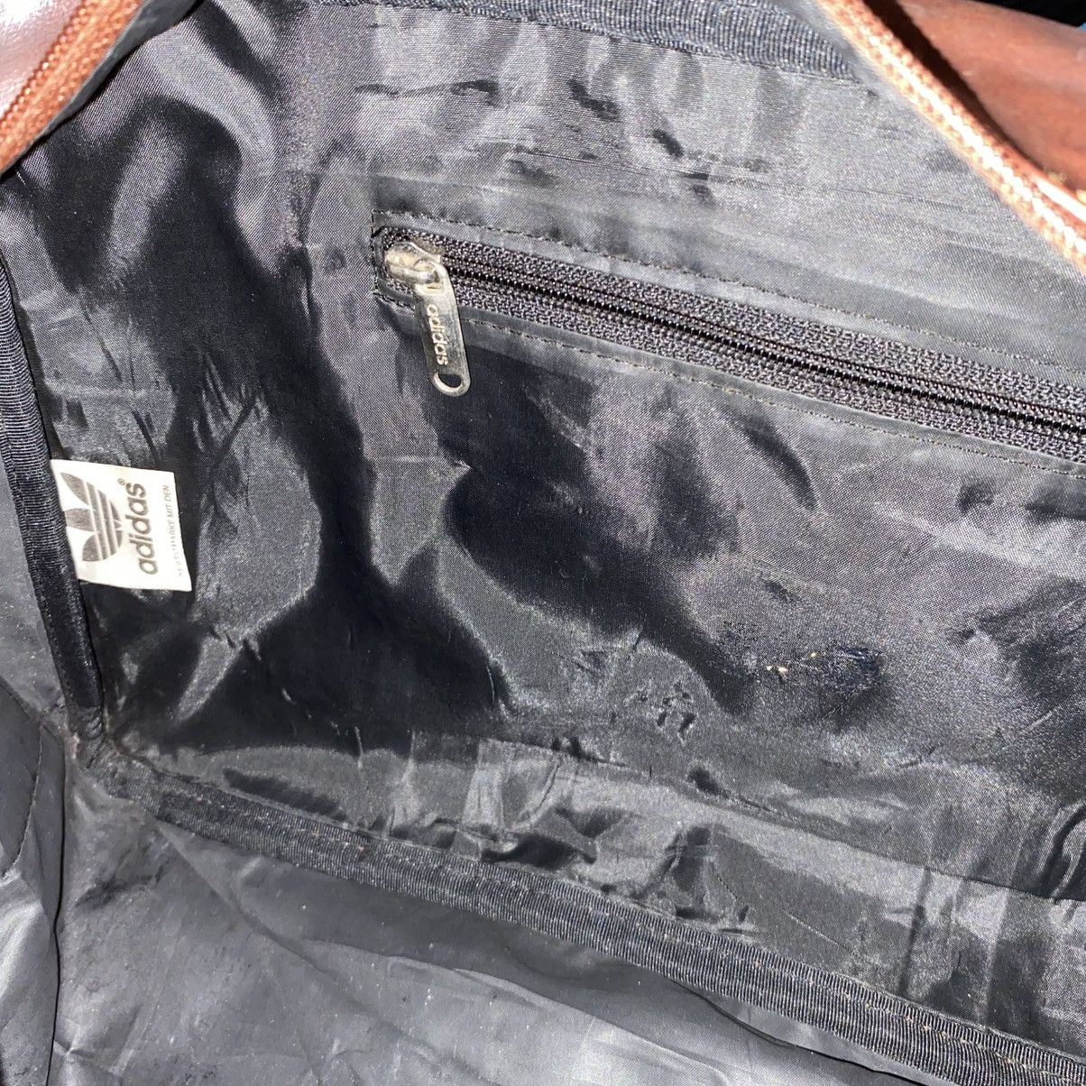 Adidas Vintage Adidas Leather Gym Bag Size ONE SIZE - 10 Thumbnail