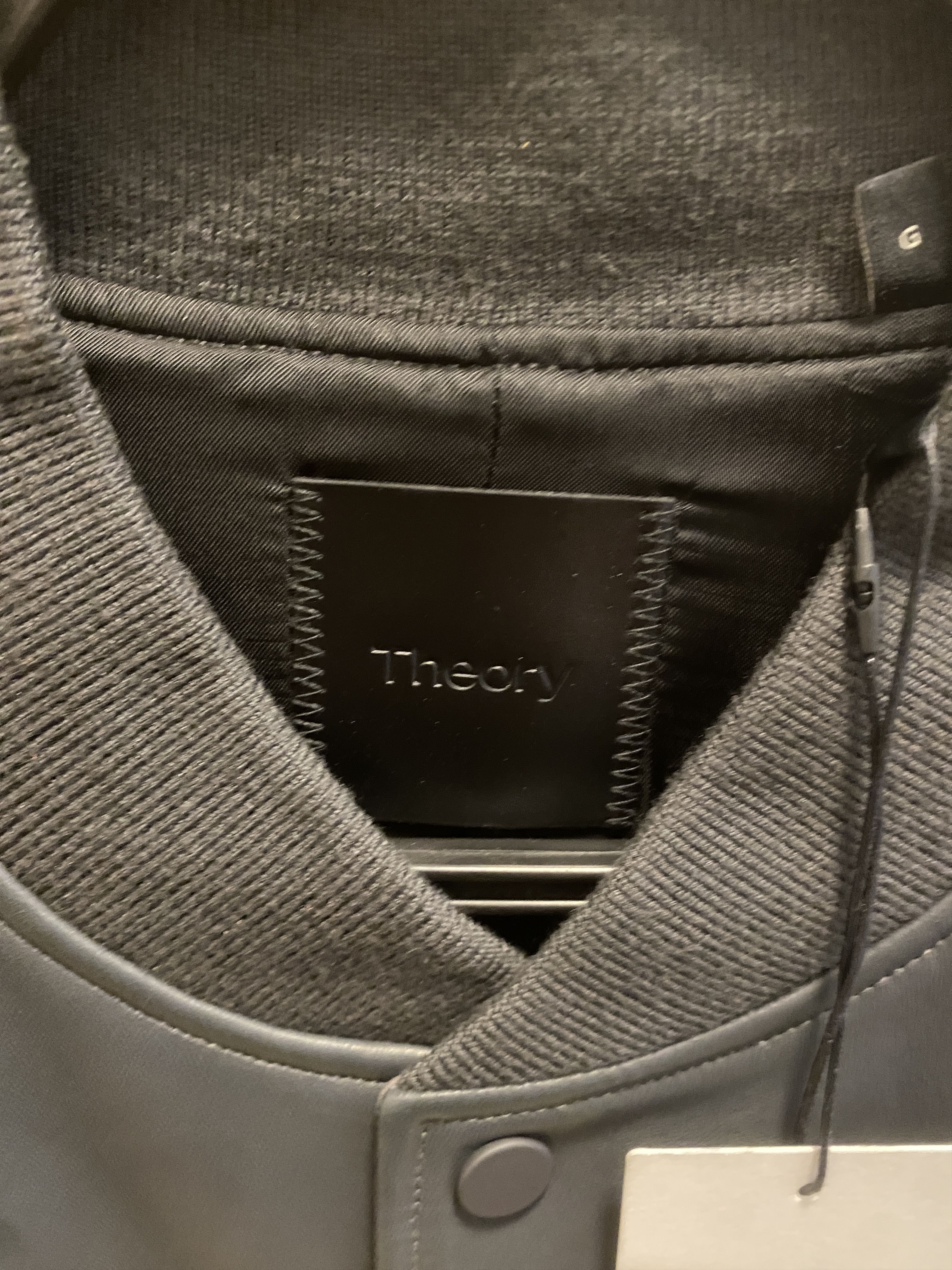 Theory Lamb Supreme Leather Varisty Jacket Size US L / EU 52-54 / 3 - 2 Thumbnail