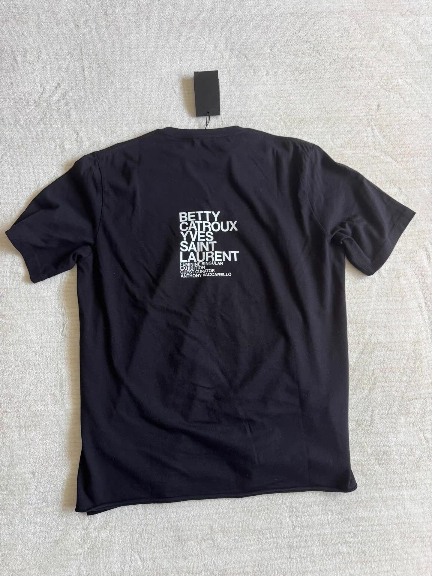 Saint Laurent Paris Saint Laurent Limited Edition Back Letter Print T-shirt Ｑ23 Size US M / EU 48-50 / 2 - 5 Thumbnail