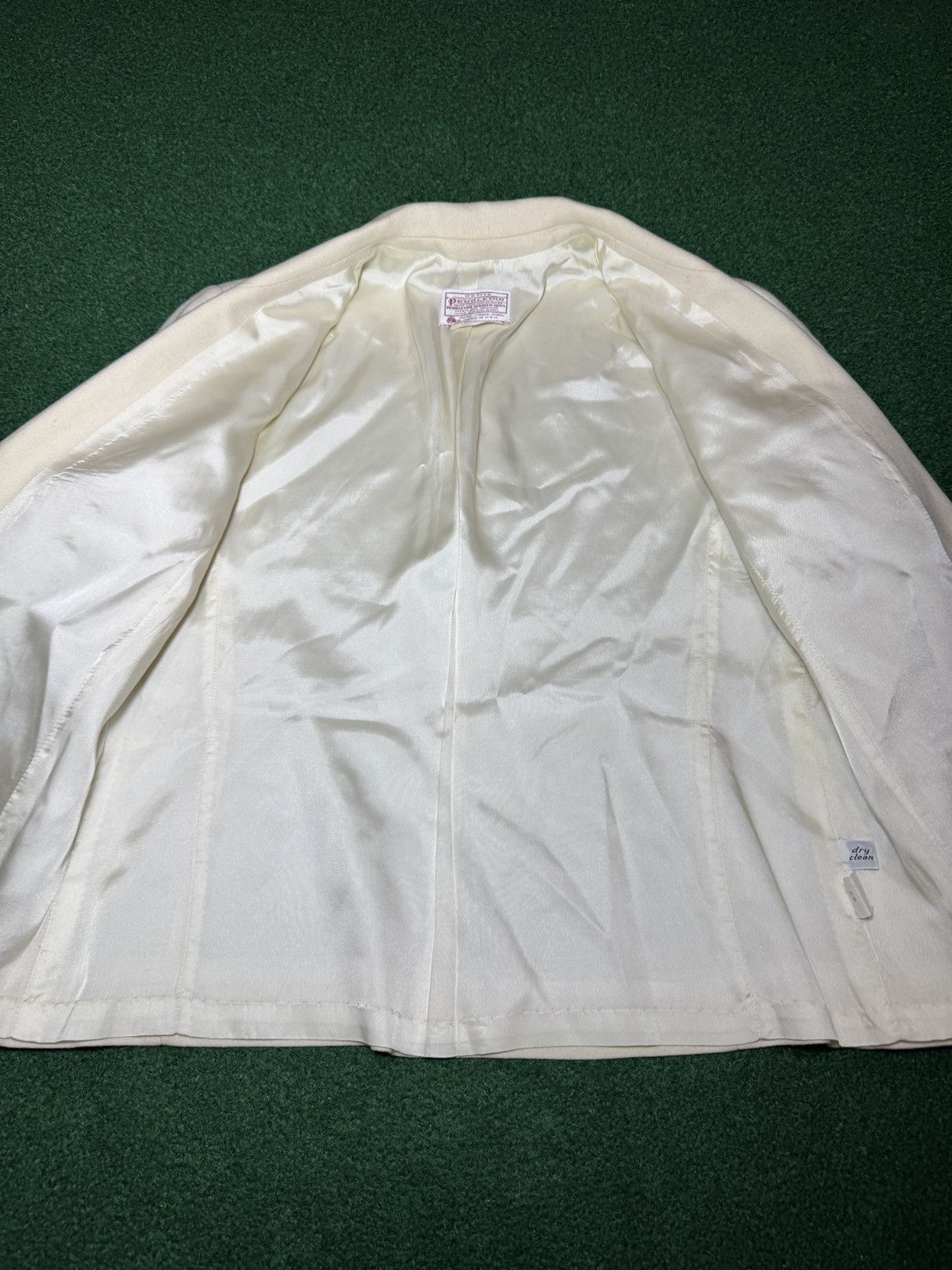 Pendleton Vintage Pendleton Wool Blazer Cream Crest Petite 14 Jacket Size XL / US 12-14 / IT 48-50 - 7 Thumbnail