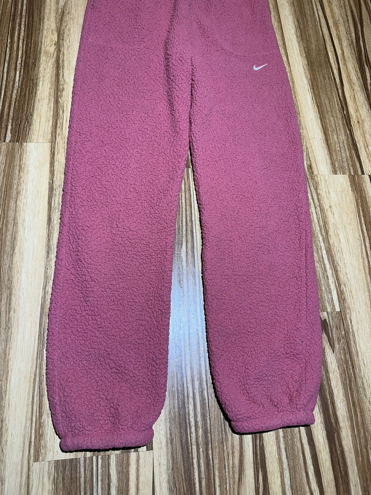 Nike Nike Pink Fleece sweatPants Size 27" / US 4 / IT 40 - 2 Thumbnail