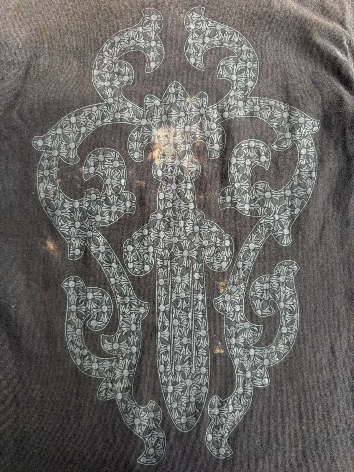 Chrome Hearts Trashed 90s - Tonal Dagger FCK YOU Tee Size US S / EU 44-46 / 1 - 3 Thumbnail