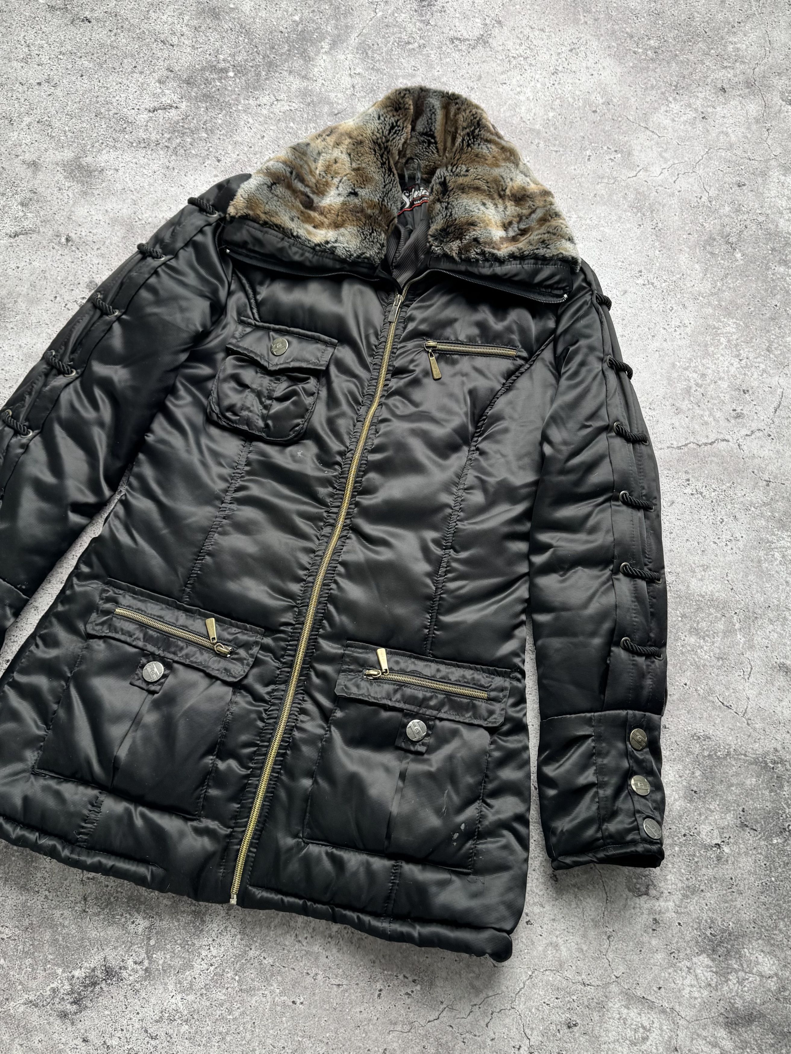 Vintage Vintage Jacket With Faux Fur Details C5(V425) Size M / US 6-8 / IT 42-44 - 3 Thumbnail