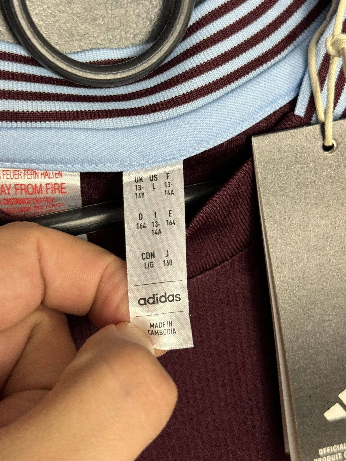 Adidas KIDS New Aston Villa 24/25 Home Asensio Football Jersey Size US XS / EU 42 / 0 - 9 Thumbnail