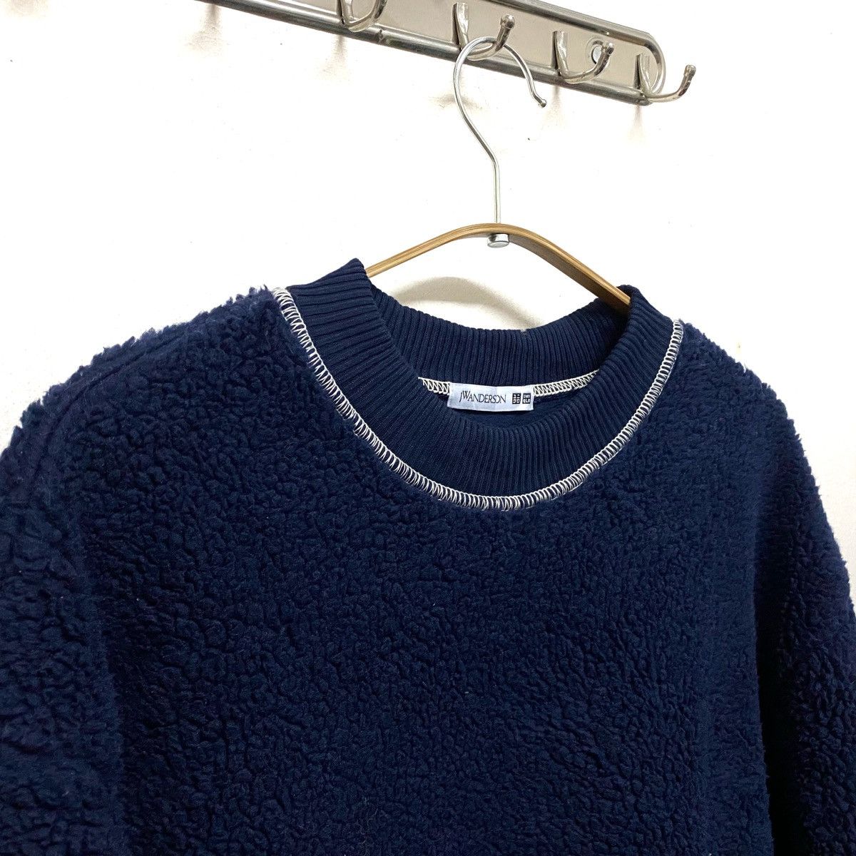 JW Anderson × Uniqlo jW ANDERSON Crop Top Fleece Sherpa Pullover Jumper Size US L / EU 52-54 / 3 - 2 Thumbnail