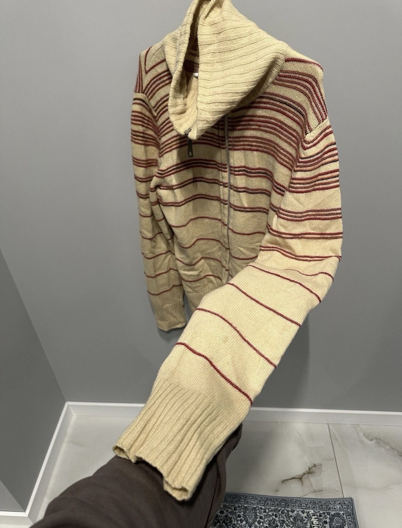 Diesel Diesel Vintage Wool Sweater Full Zip Japan Style Y2K Size US L / EU 52-54 / 3 - 14 Thumbnail