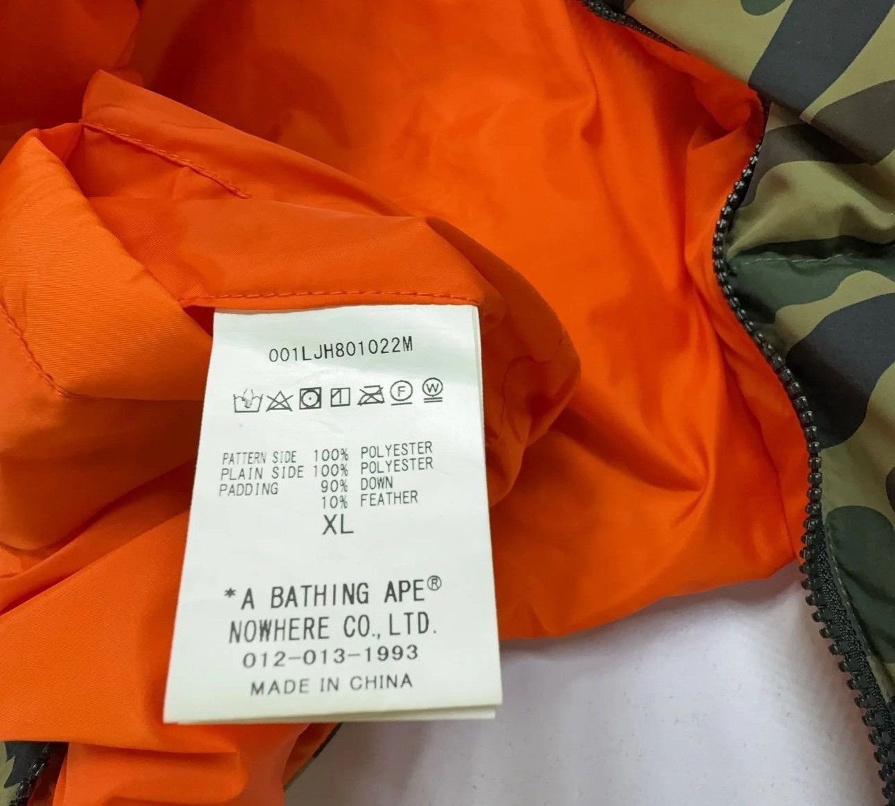 Bape A Bathing Ape 1st Camo Reversible Down Vest Size US XL / EU 56 / 4 - 6 Thumbnail