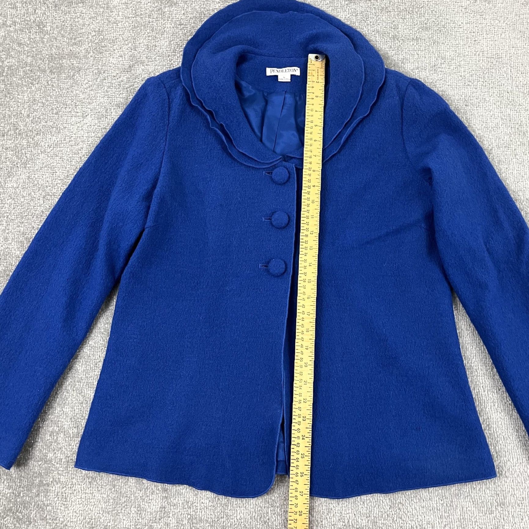 Pendleton Vintage Pendleton Wool Cardigan Sweater Women's Large Blue Casual Knit Jacket Size L / US 10 / IT 46 - 4 Thumbnail