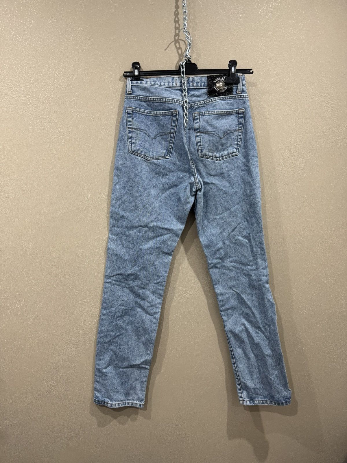 Versace Vintage Versace Jeans Couture Denim Luxury Hype Y2K Jeans Size US 31 - 1 Thumbnail