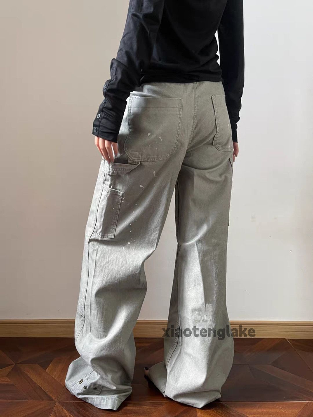 Vintage ltx vintage loose baggy skate hiphop carpenter Stain pants Size US 34 / EU 50 - 5 Thumbnail