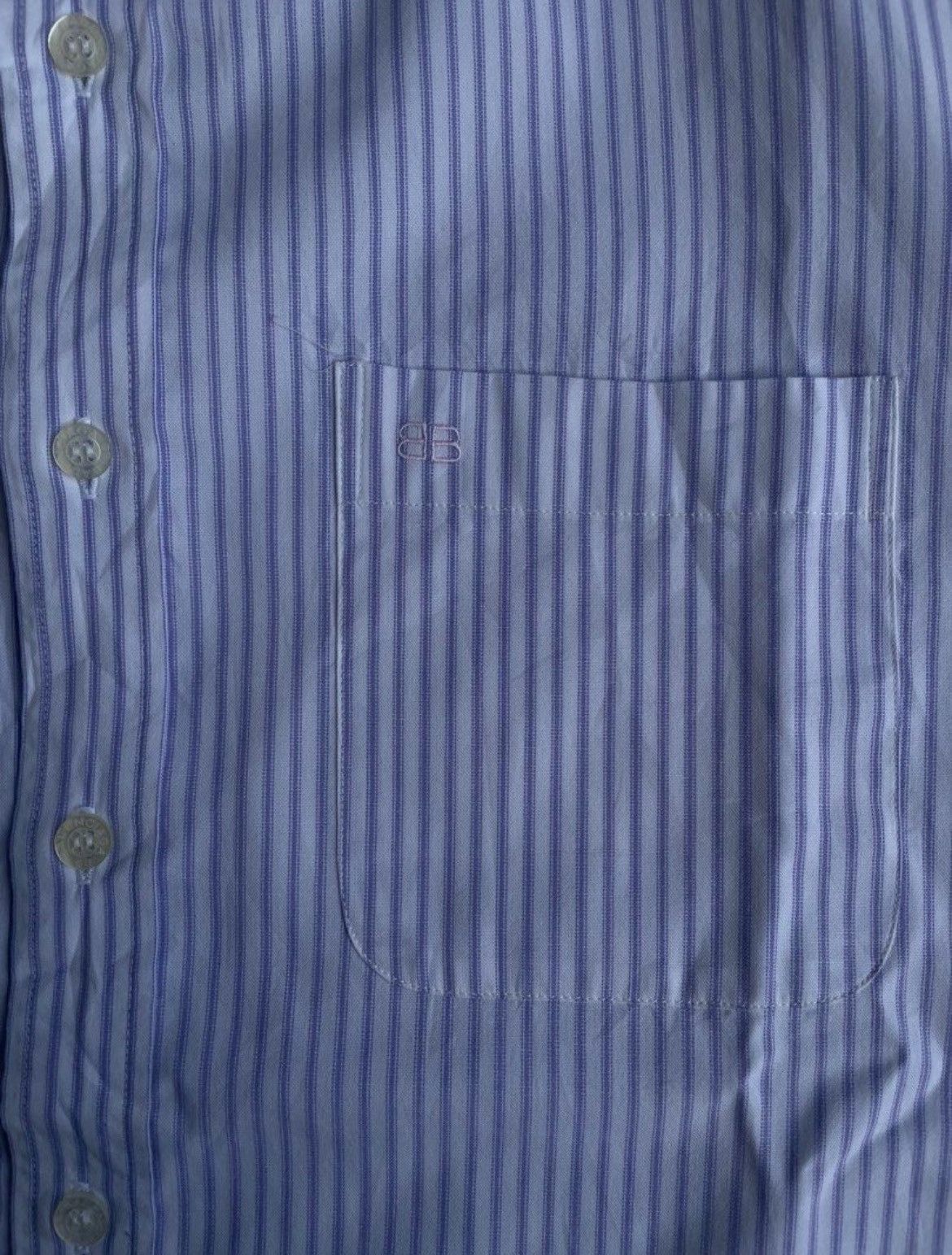 Balenciaga × Designer Balenciaga BB Small Logo Shirt Size US L / EU 52-54 / 3 - 3 Thumbnail