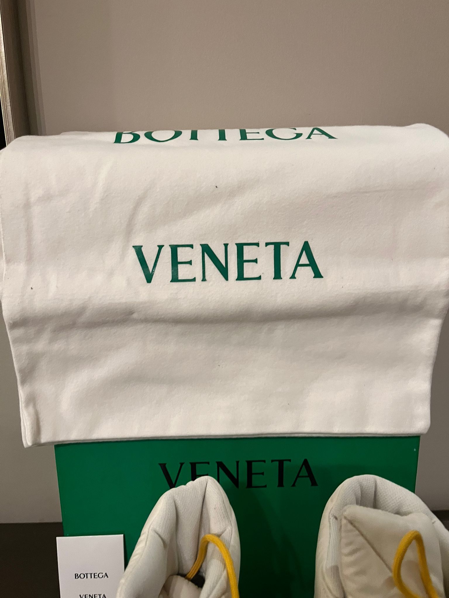 Bottega Veneta o1rshd1 Puddle Bomber Boots in String / Egg Yolk Size US 13 / EU 46 - 12 Thumbnail
