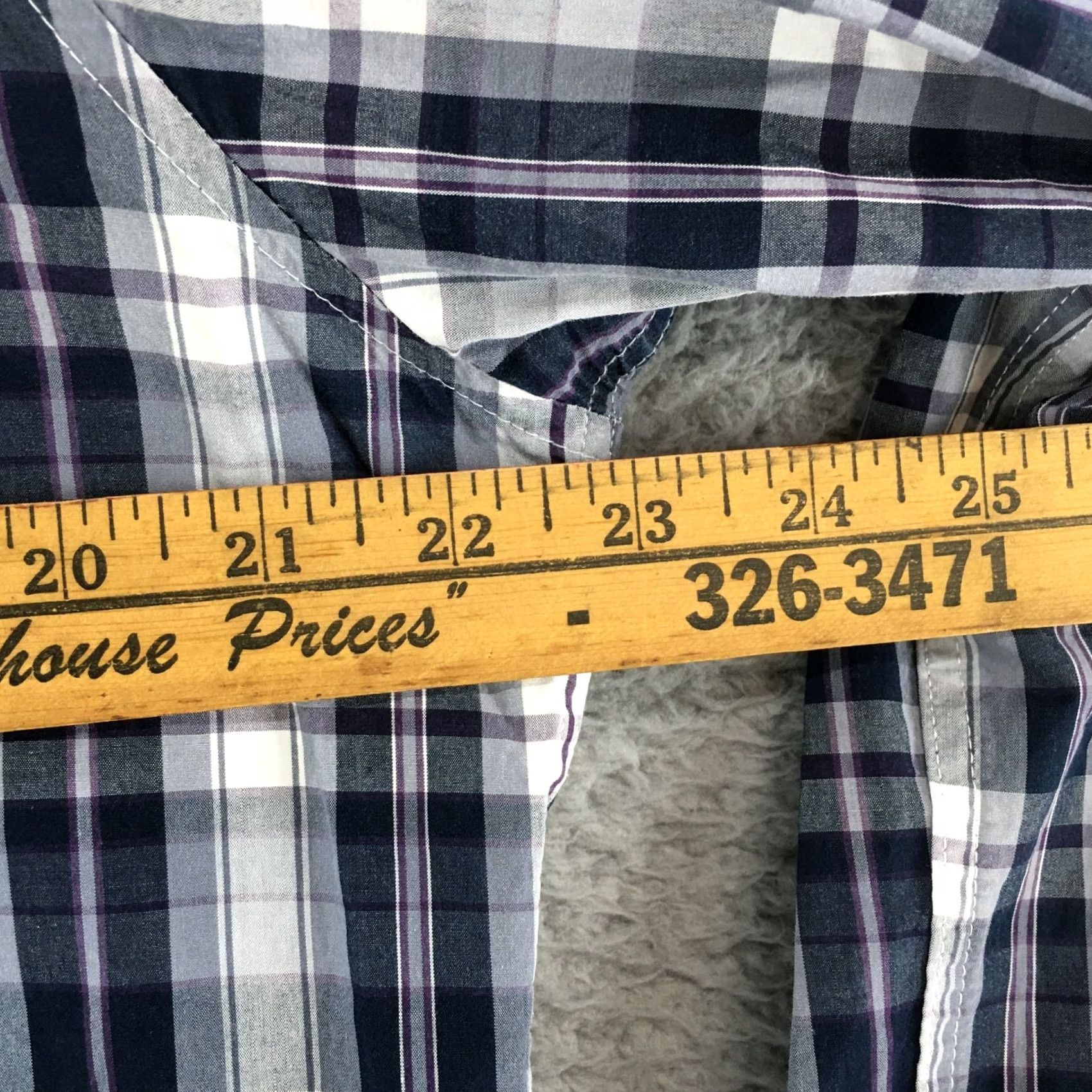 Kenneth Cole KENNETH COLE Button Up Casual Shirt Mens Large Blue Plaid Cotton Long Sleeve Size US L / EU 52-54 / 3 - 4 Thumbnail