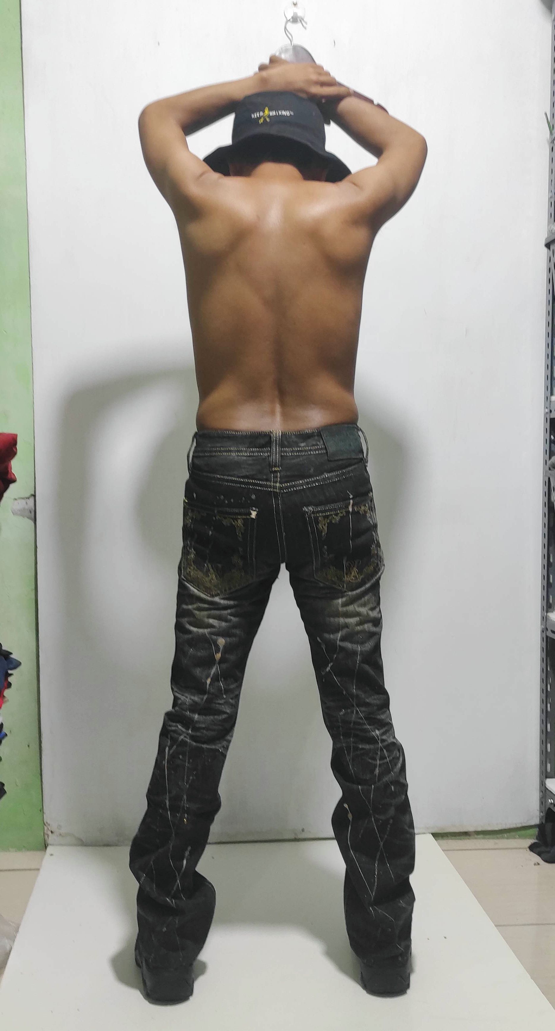 Tornado Mart Flare Jeans XFRM Splash Low Rise Boot Cut Denim size 28 Size US 28 / EU 44 - 25 Thumbnail