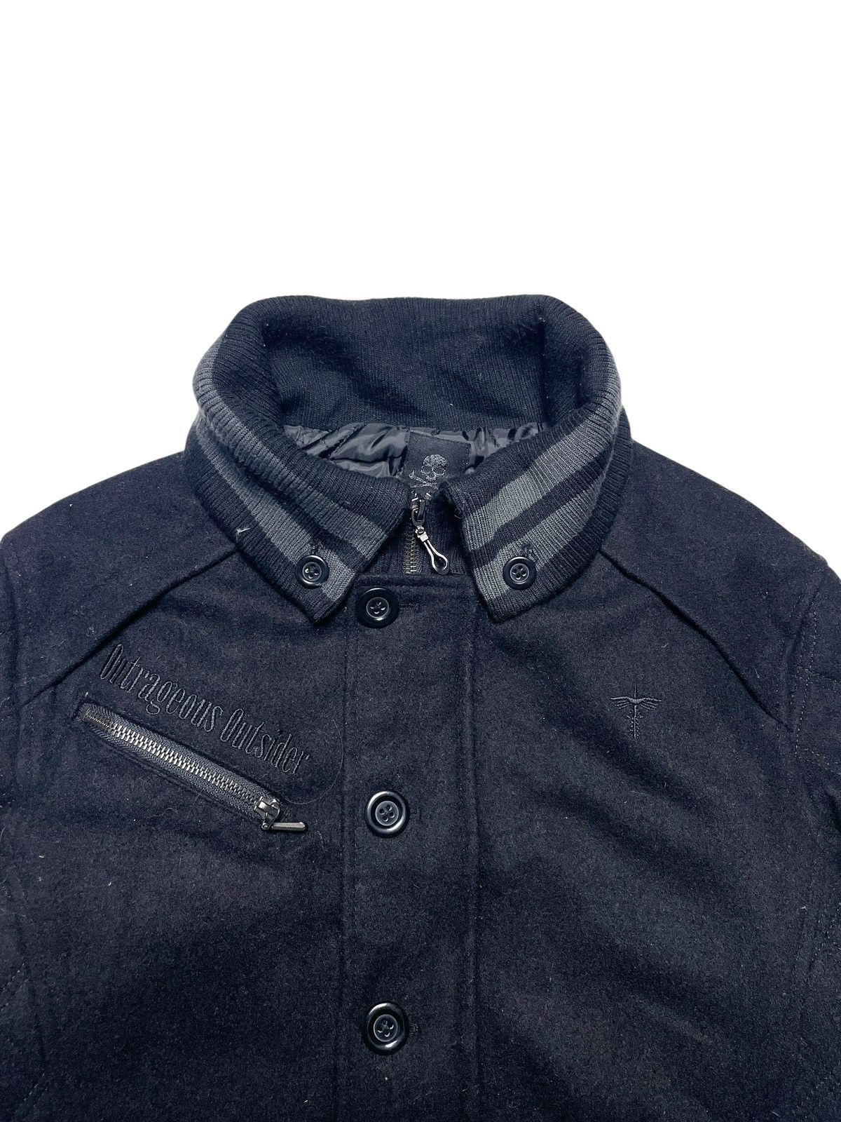 14th Addiction 2000’s Cds Black Sense - Vkei Style Wool Jacket Size US M / EU 48-50 / 2 - 5 Thumbnail