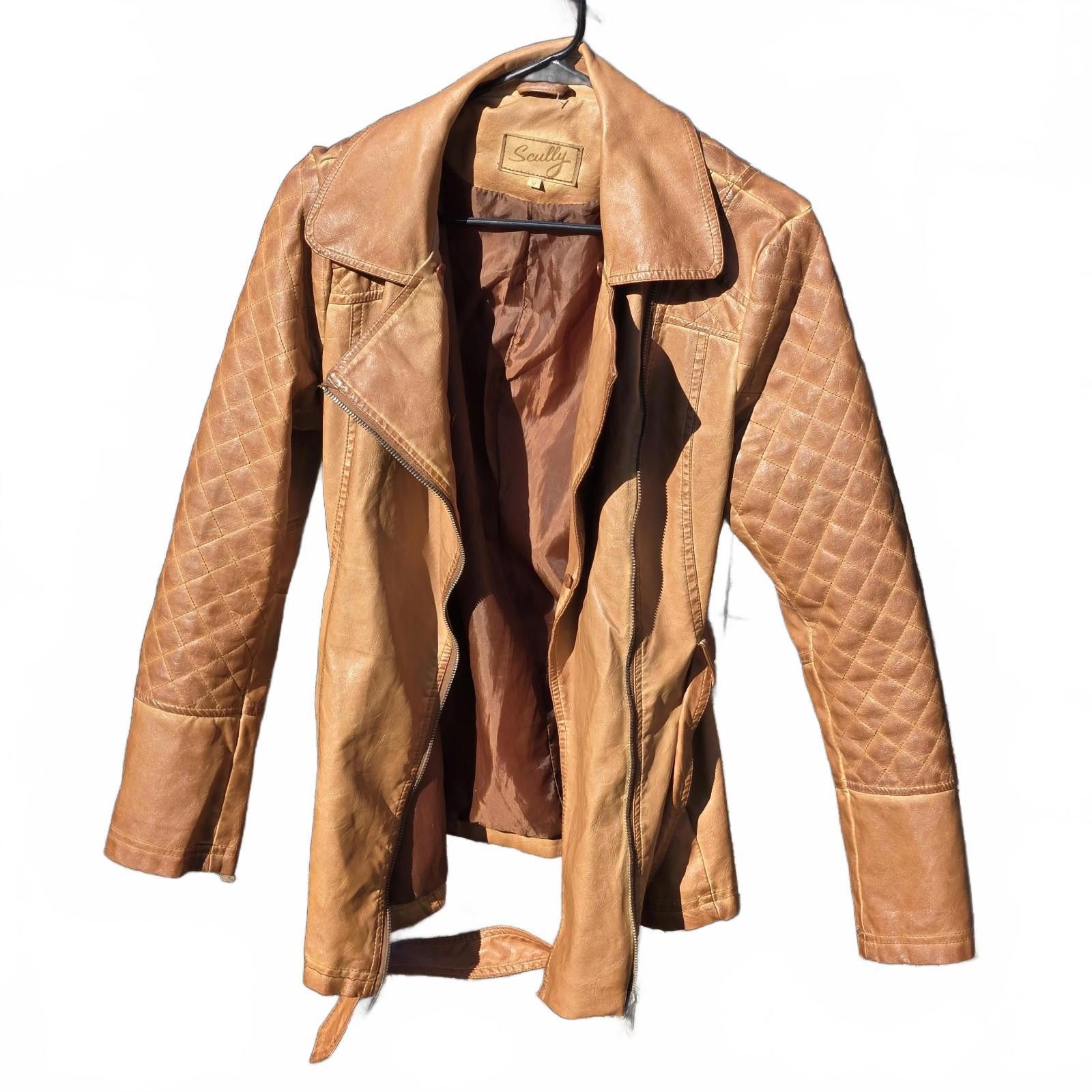 Scully Leather SCULLY Western Diamond Stitched Leather Jacket Wom Size M C1 Size M / US 6-8 / IT 42-44 - 1 Thumbnail