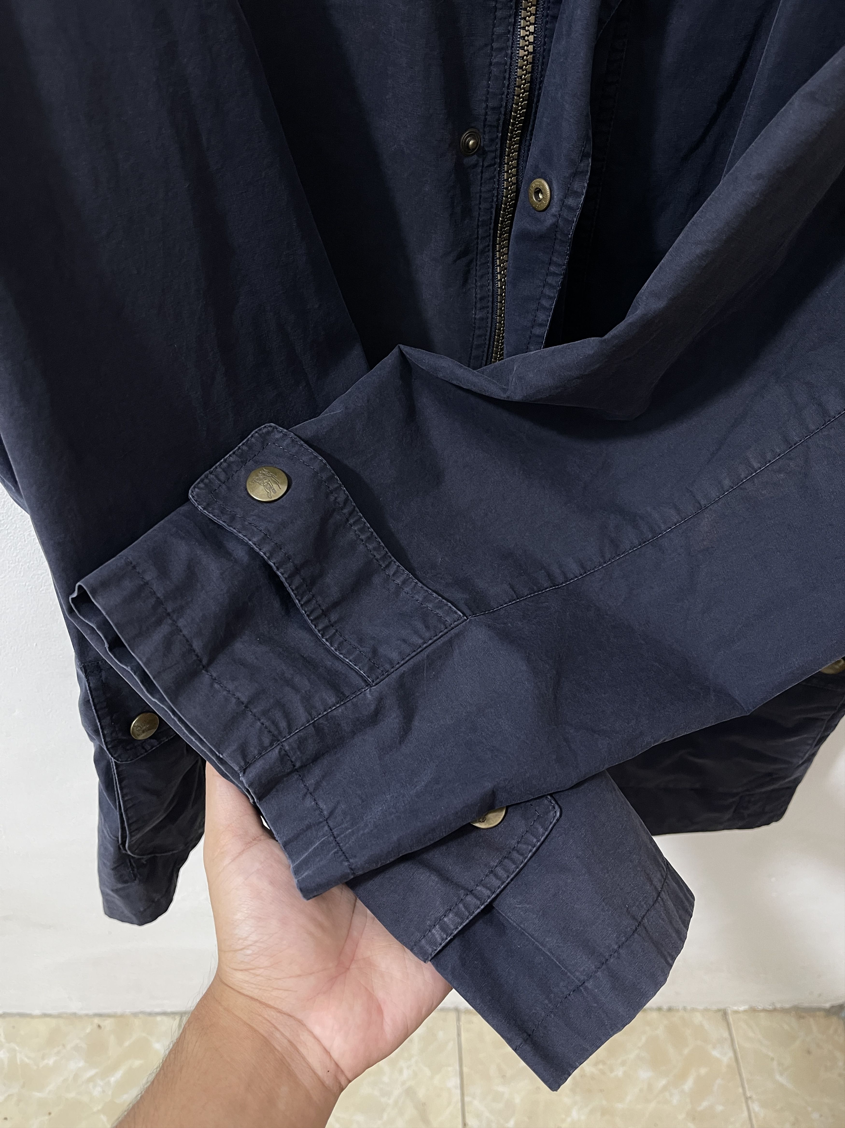 Burberry Vintage Burberry Walbusch Navy Jacket Size US XL / EU 56 / 4 - 4 Thumbnail