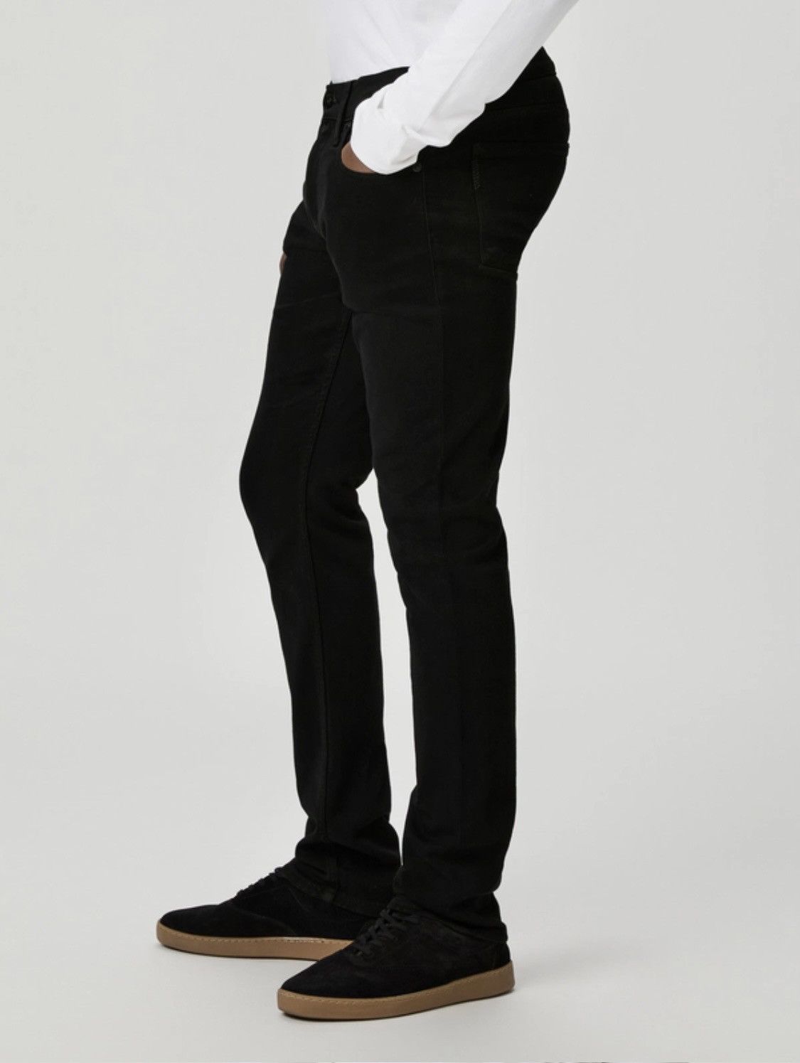 Paige Transcend Lennox 32” Slim Jean ‘Black Shadow’ Size US 32 / EU 48 - 3 Thumbnail