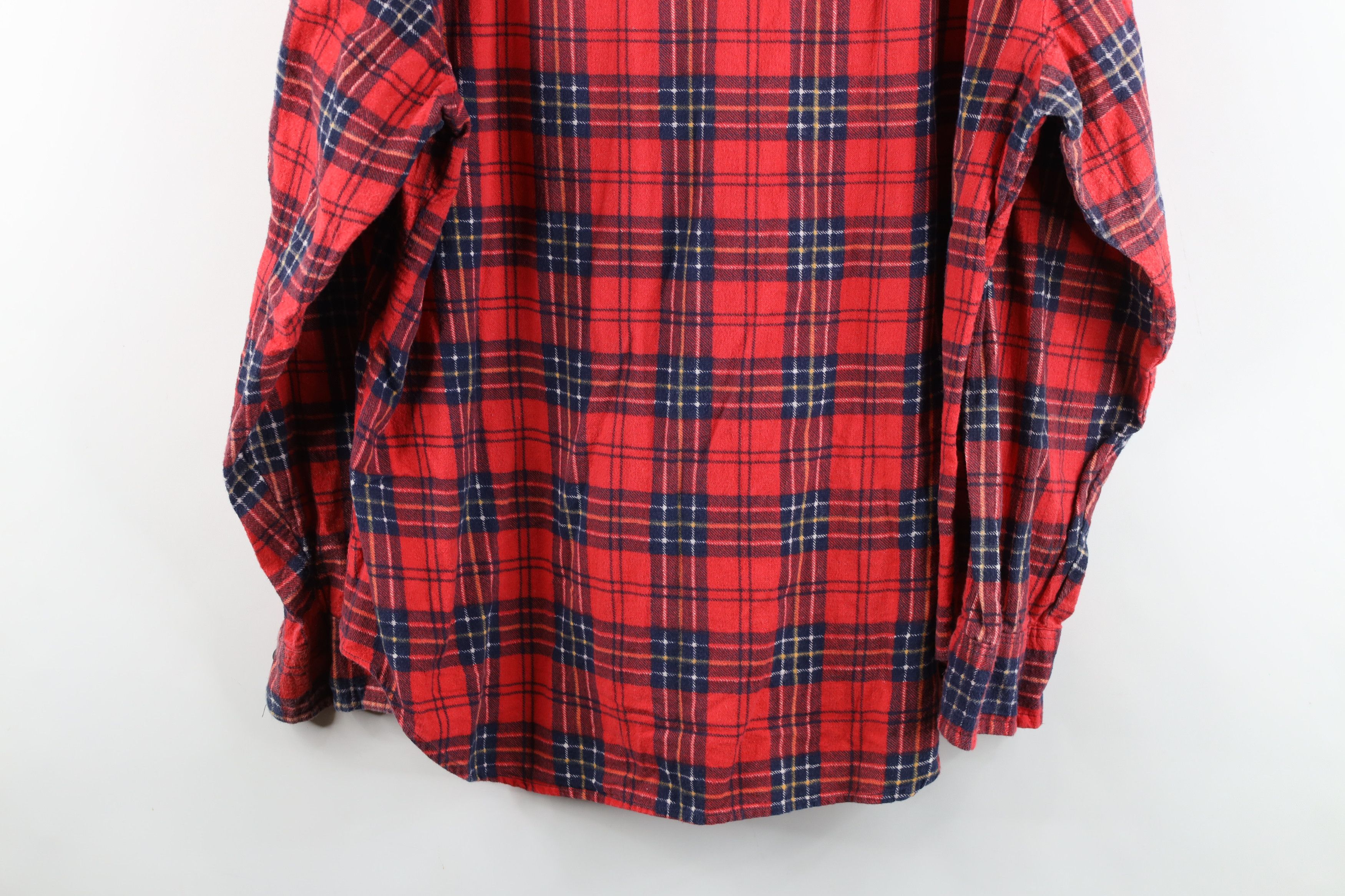 Vintage Vintage 80s 90s Streetwear Collared Button Shirt Plaid Size US XL / EU 56 / 4 - 13 Thumbnail