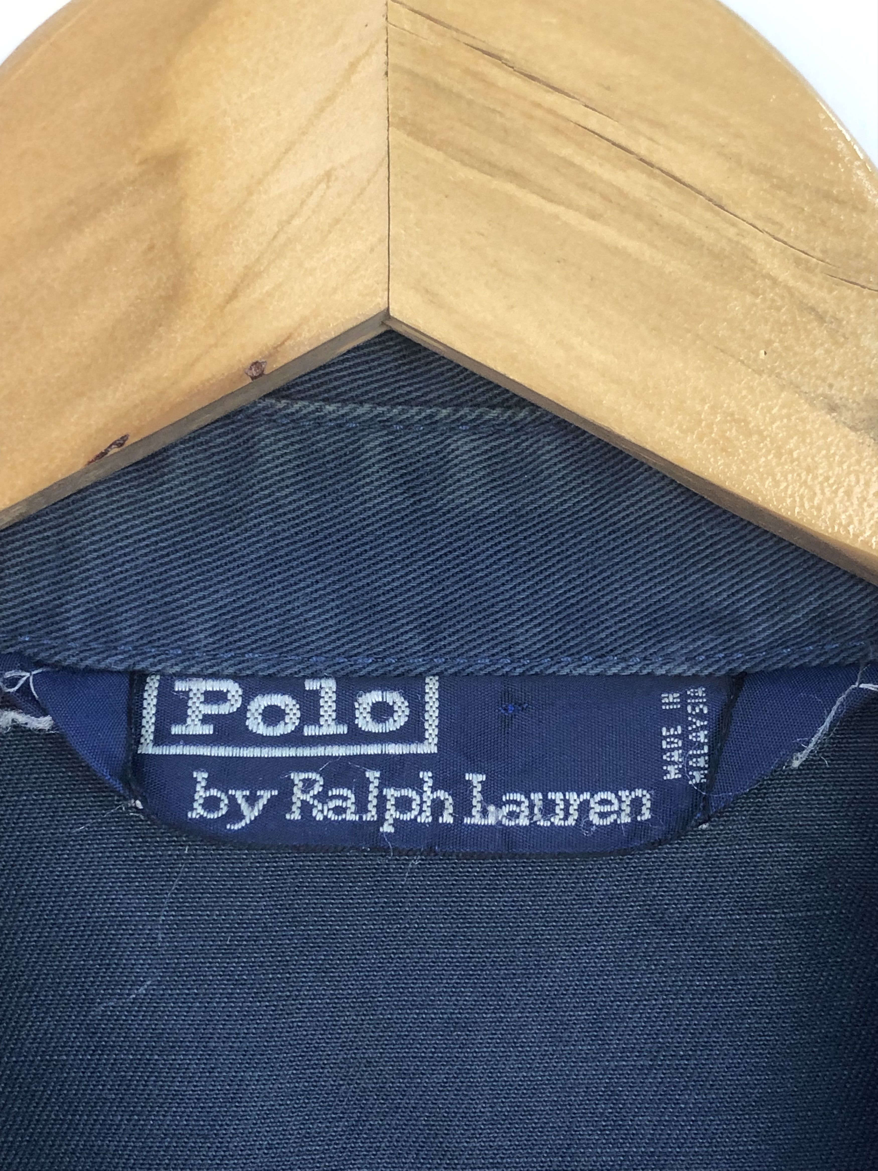 Polo Ralph Lauren Vintage 90s Polo Ralph Lauren Denim Jacket Zip J0125 Size US XL / EU 56 / 4 - 7 Thumbnail