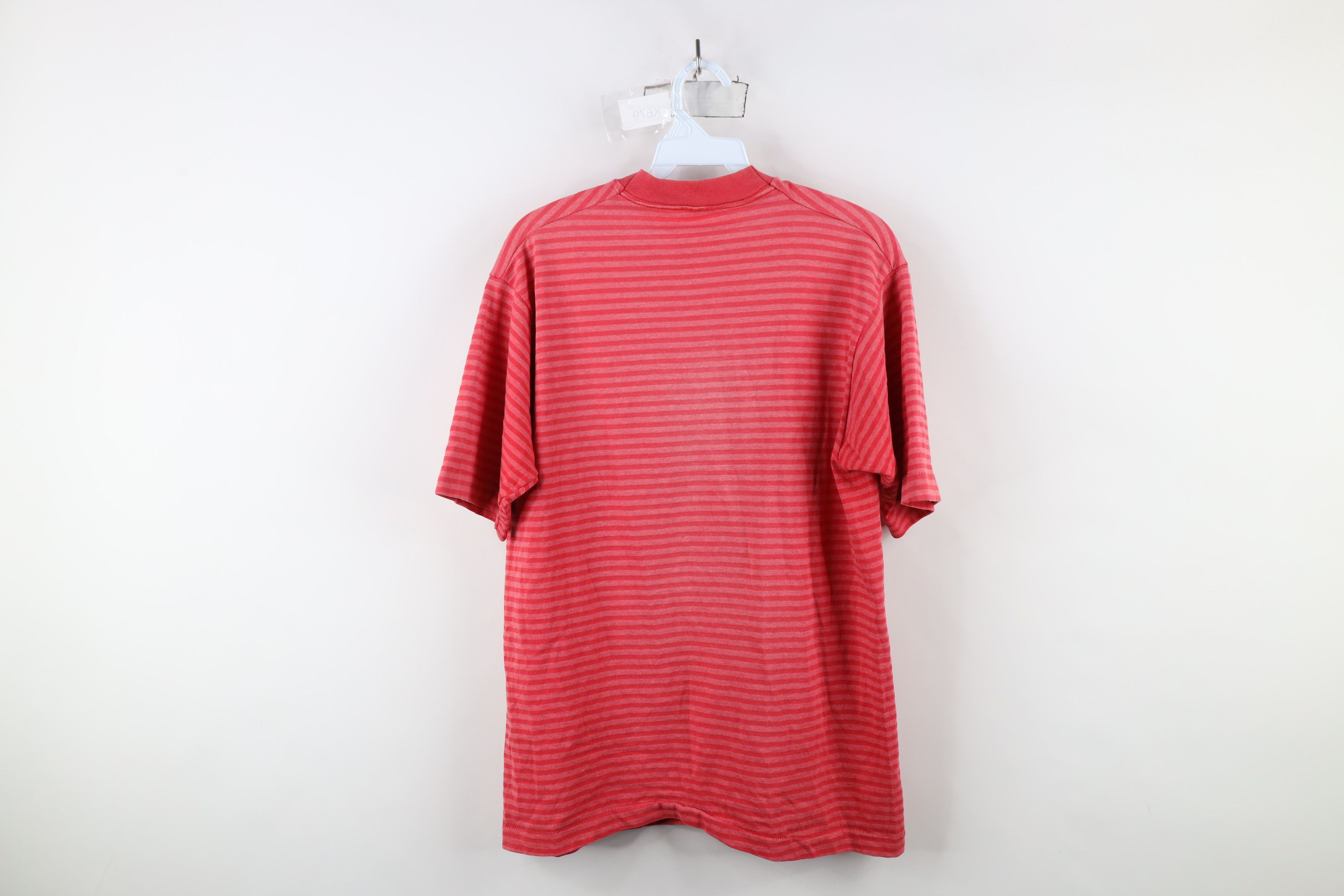 Vintage Vintage 90s Streetwear Blank Striped Short Sleeve T-Shirt Size US M / EU 48-50 / 2 - 8 Thumbnail