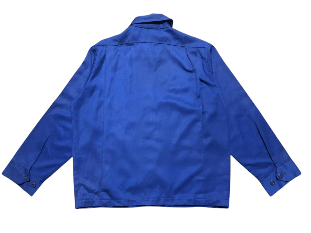 1620 Workwear Vintage 80s Workers Jacket Zipper Talon Missing Lining Size US L / EU 52-54 / 3 - 2 Thumbnail
