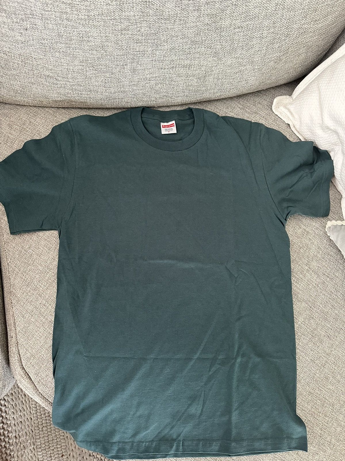 Supreme Supreme Blank T-shirt Faded Green Size US S / EU 44-46 / 1 - 1 Thumbnail