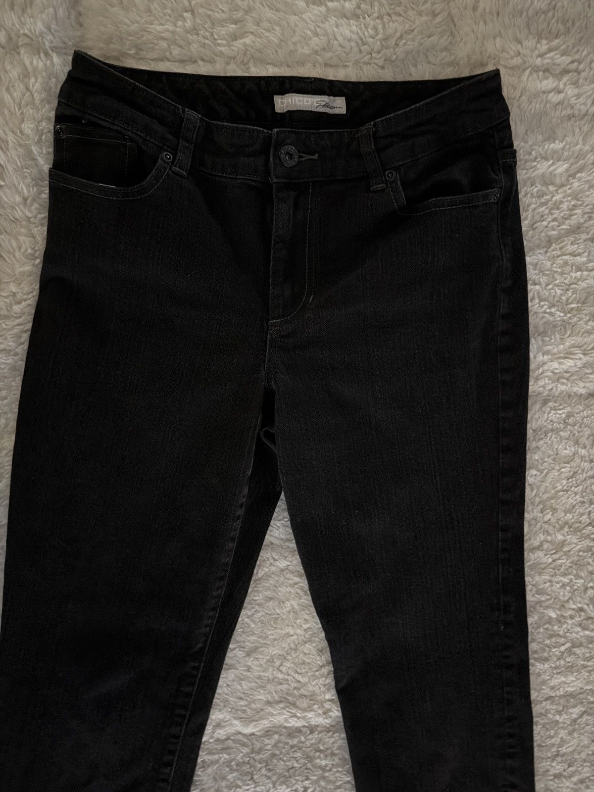 Chicos chico’s platinum black denim Size 25" / US 0 / IT 36 - 4 Thumbnail