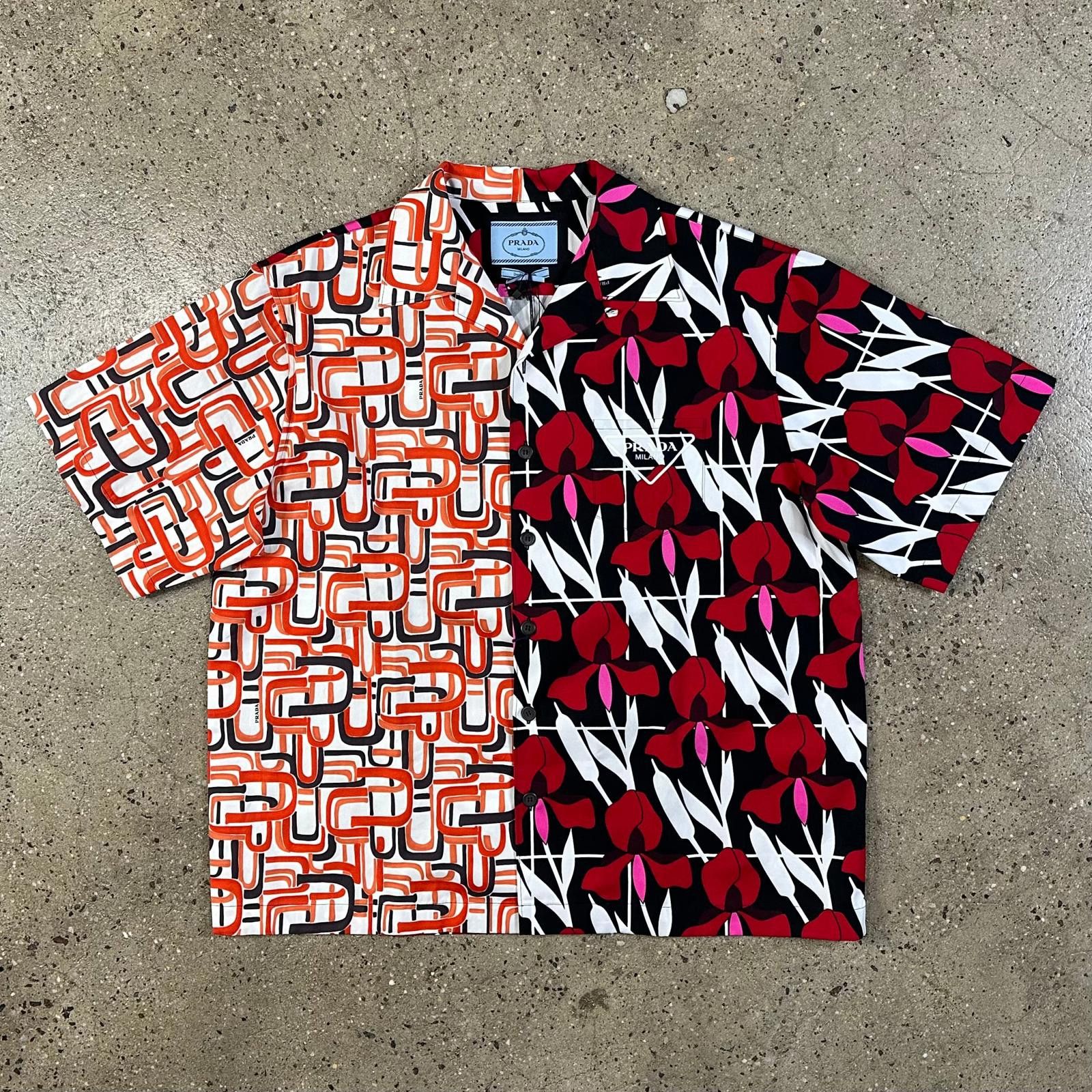 Prada Prada Double Match Heavy Cotton Shirt Size US XXL / EU 58 / 5 - 1 Thumbnail