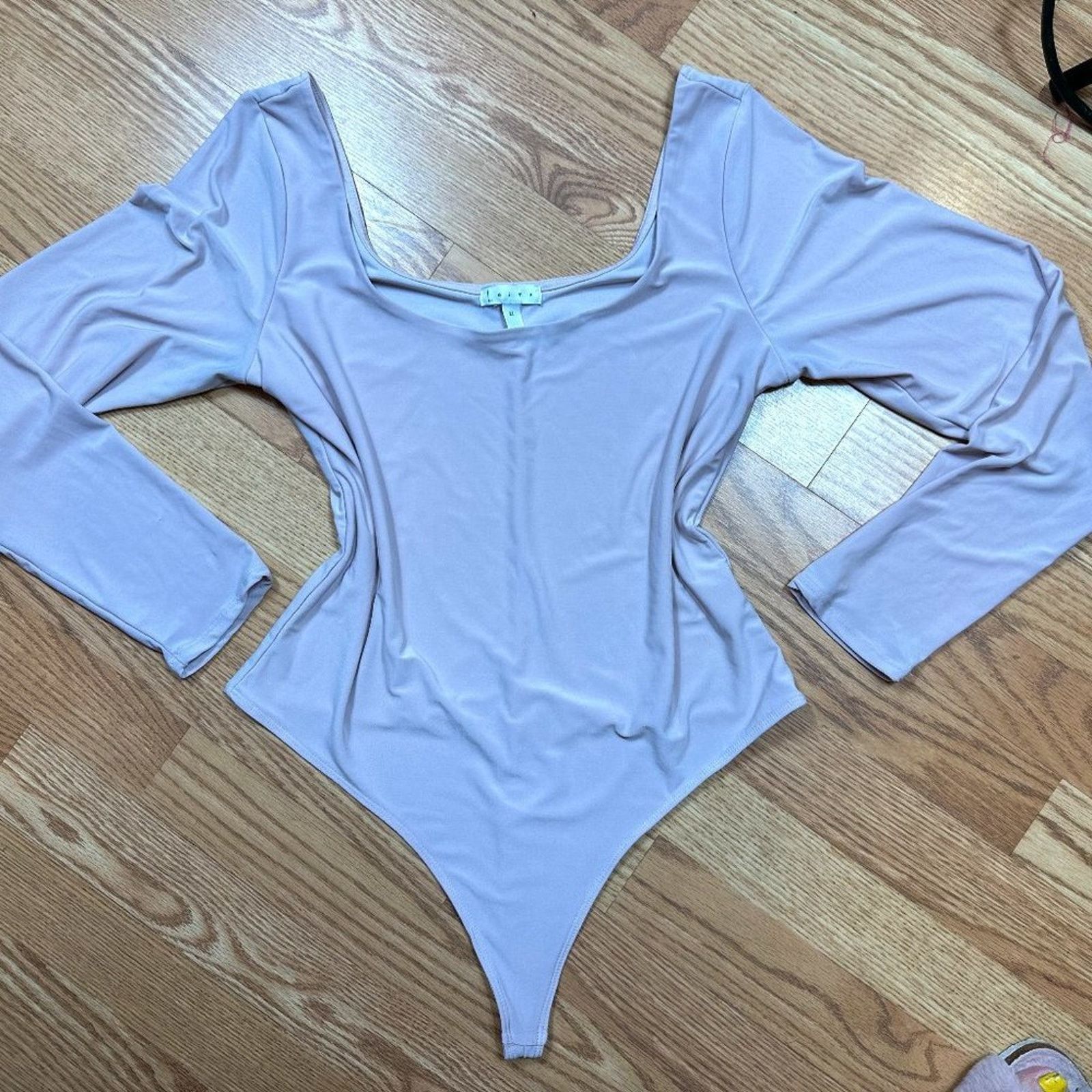 Other Leith Nordstroms Scoop Long Sleeve Thong Bodysuit Blush XL Size XL / US 12-14 / IT 48-50 - 6 Thumbnail