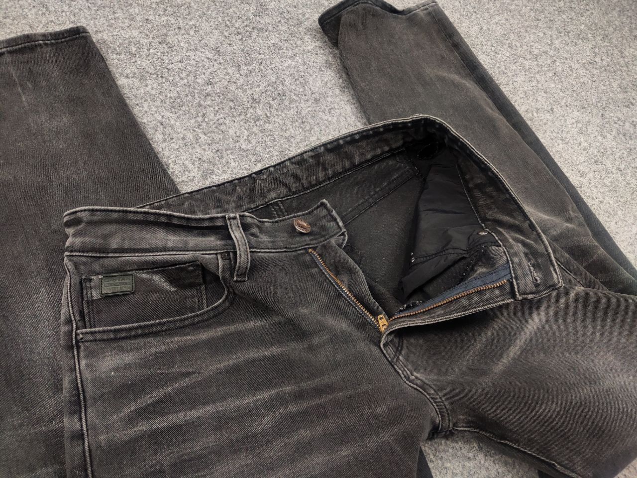 G-Star Rare G Star Raw 3301 Snoop Dogg Faded Denim Jeans Vintage Size US 30 / EU 46 - 11 Thumbnail