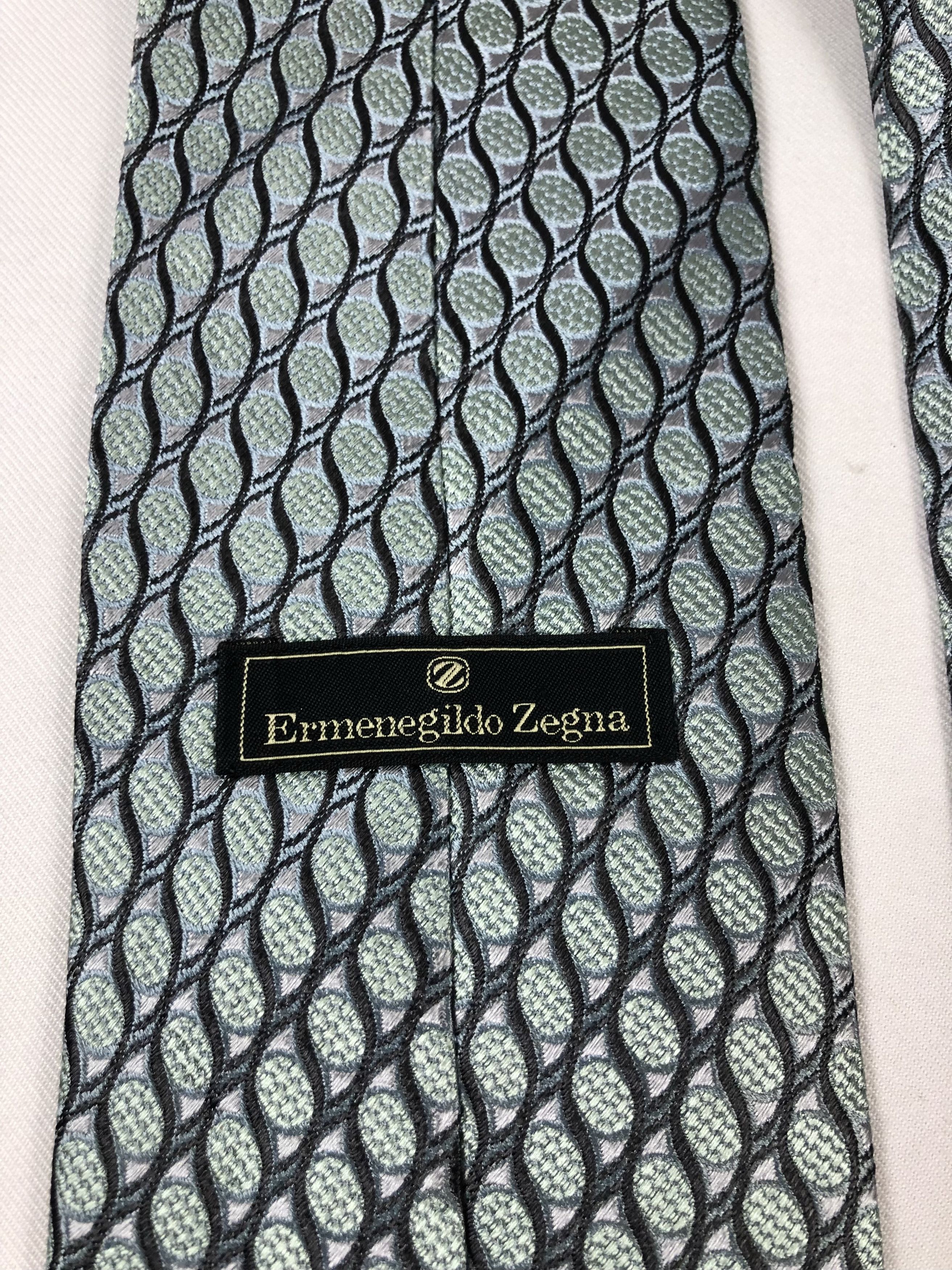 Ermenegildo Zegna Rare Ermenegildo Zegna Silk Tie Made in Italy Size ONE SIZE - 6 Thumbnail