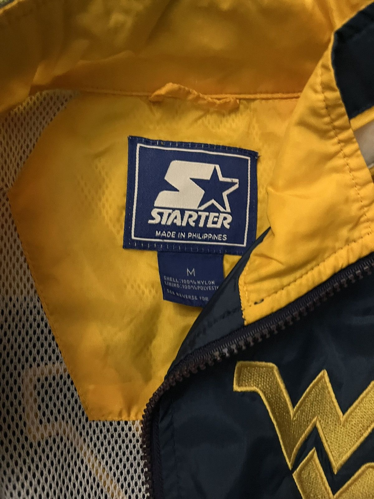 Starter × Vintage Starter Vintage WVU zip up Size US M / EU 48-50 / 2 - 4 Thumbnail