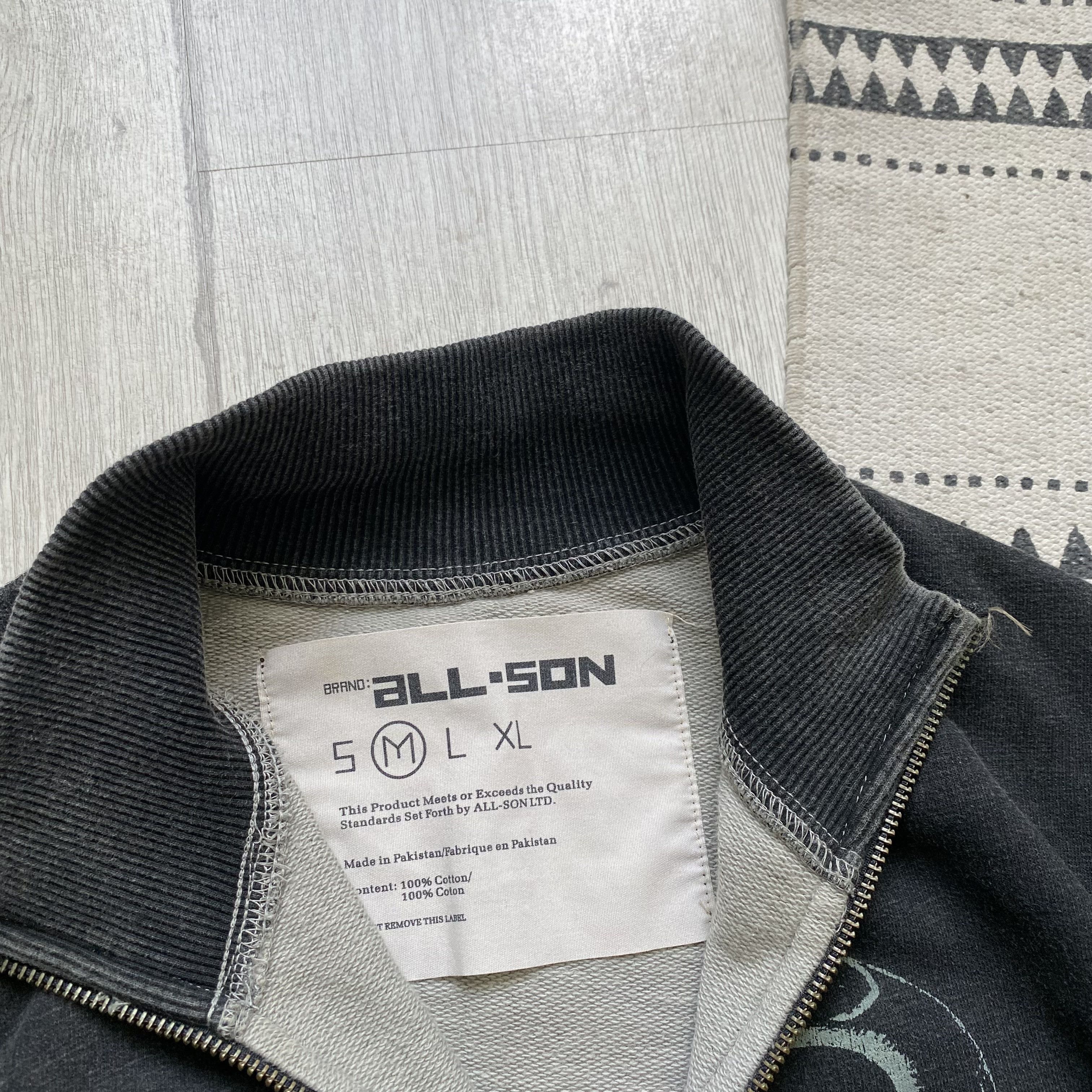 If Six Was Nine Japanese Vintage Demon print Sweatshirt Zip up Size US M / EU 48-50 / 2 - 7 Thumbnail