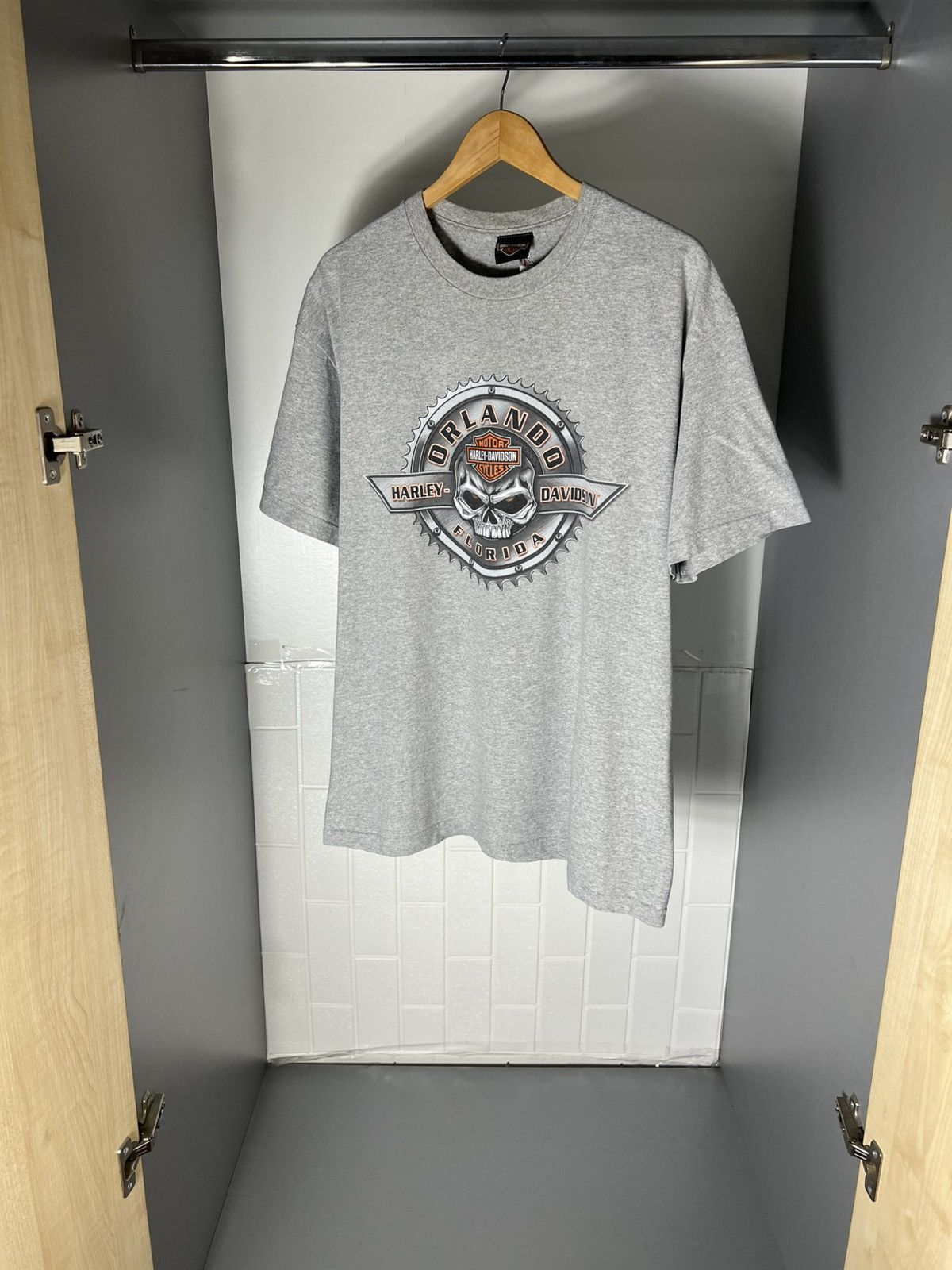 Harley Davidson VINTAGE HARLEY DAVIDSON MOTORCYCLE ORLANDO FLORIDA RETRO 90s Size US XL / EU 56 / 4 - 7 Thumbnail